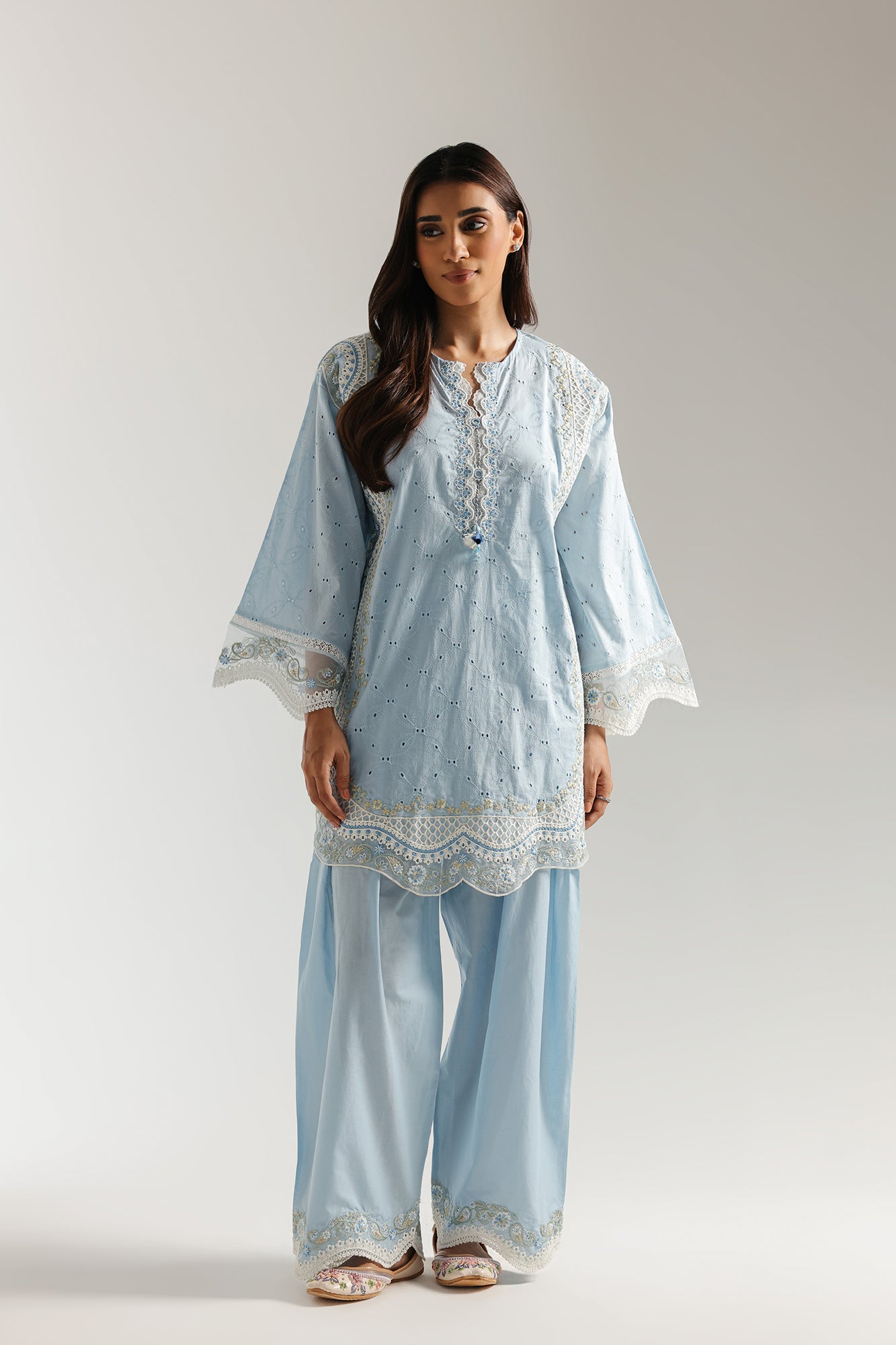 EMBROIDERED SUIT (E3408/103/633) - Image 2