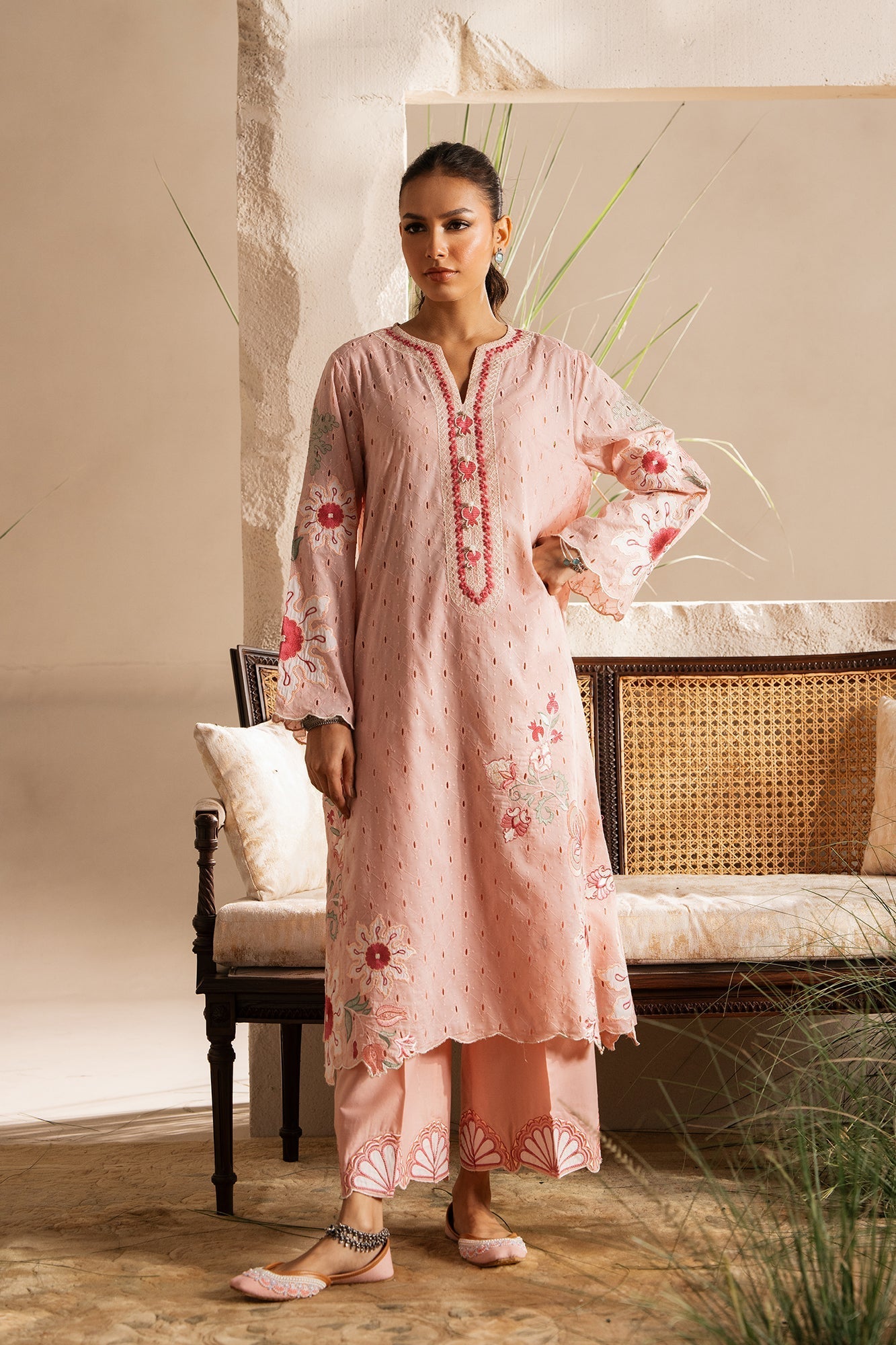 EMBROIDERED SUIT (E3413/103/315) - Image 2