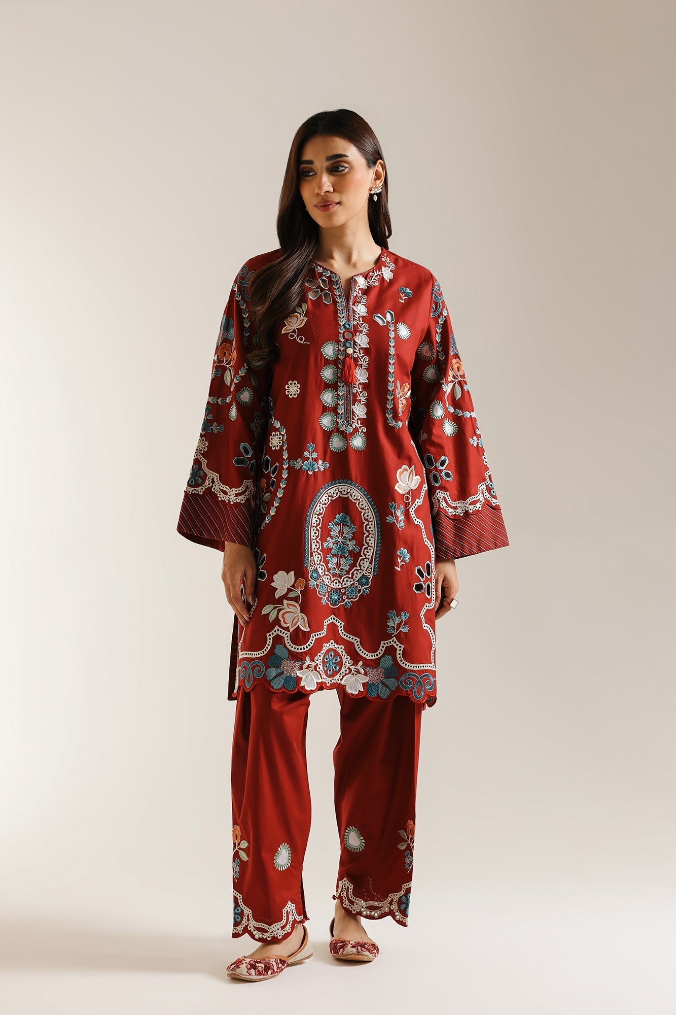 EMBROIDERED SUIT (E3446/103/305) - Image 2