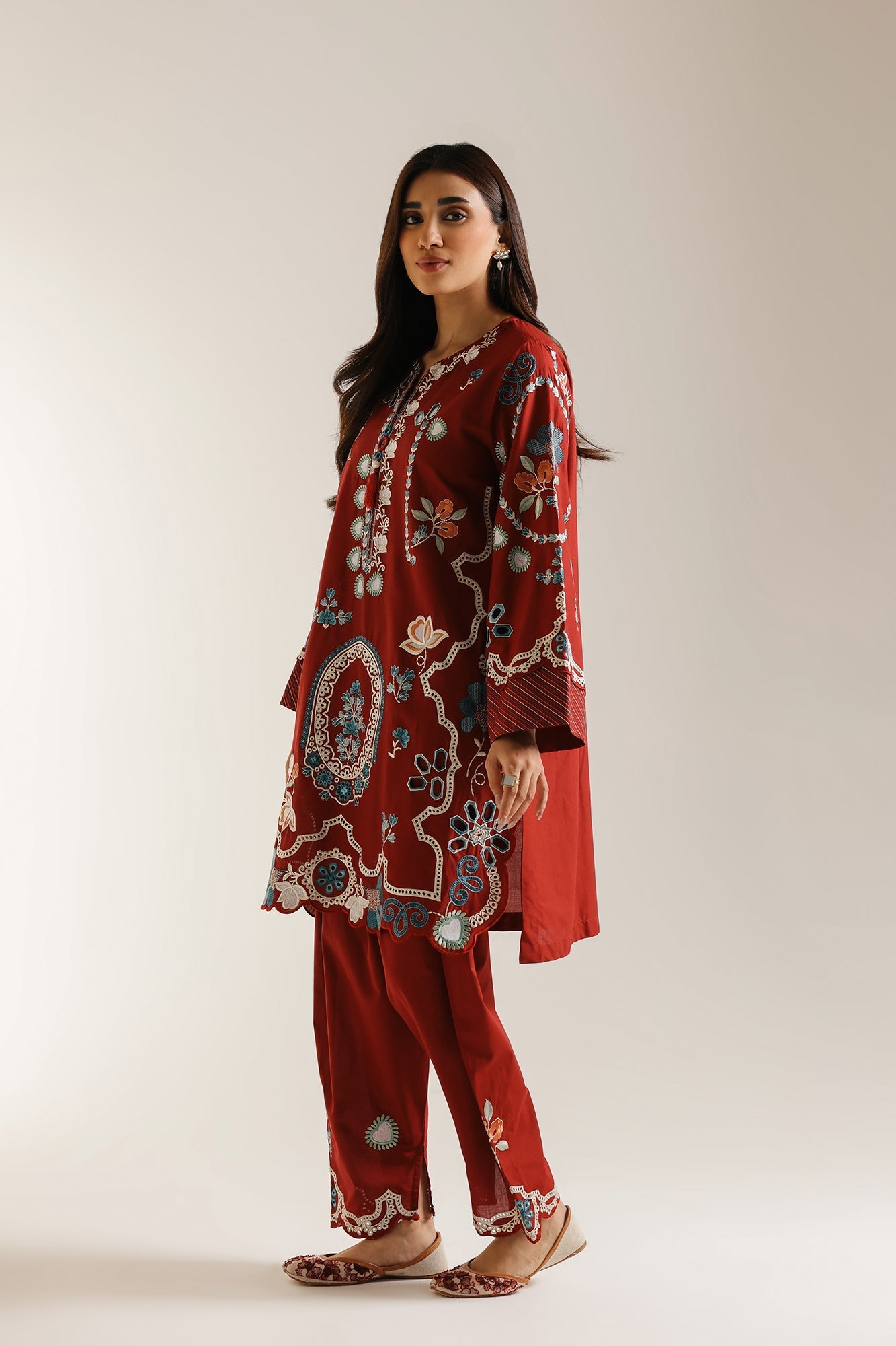 EMBROIDERED SUIT (E3446/103/305) - Image 3