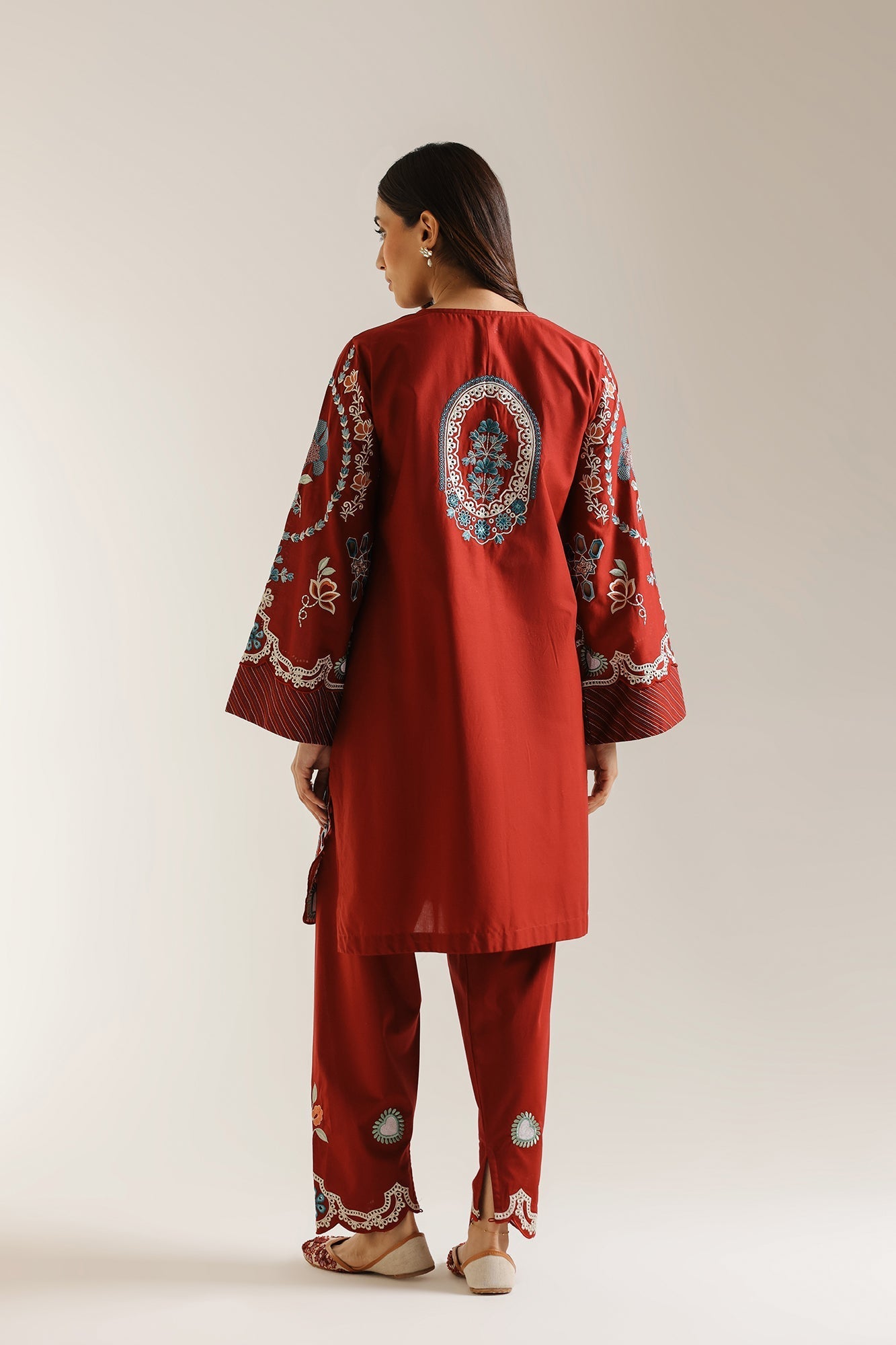 EMBROIDERED SUIT (E3446/103/305) - Image 4