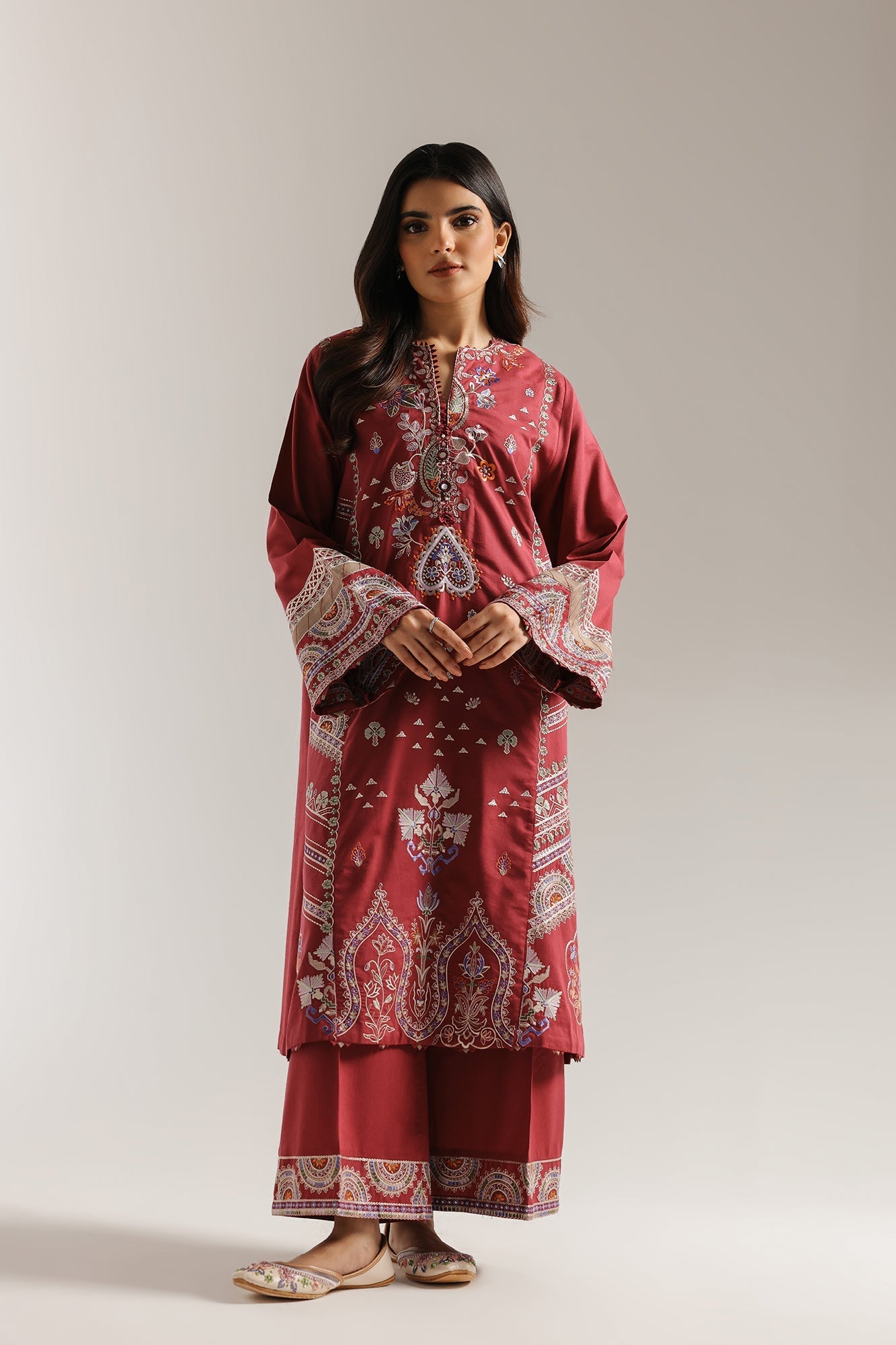 EMBROIDERED SUIT (E3471/103/405) - Image 2
