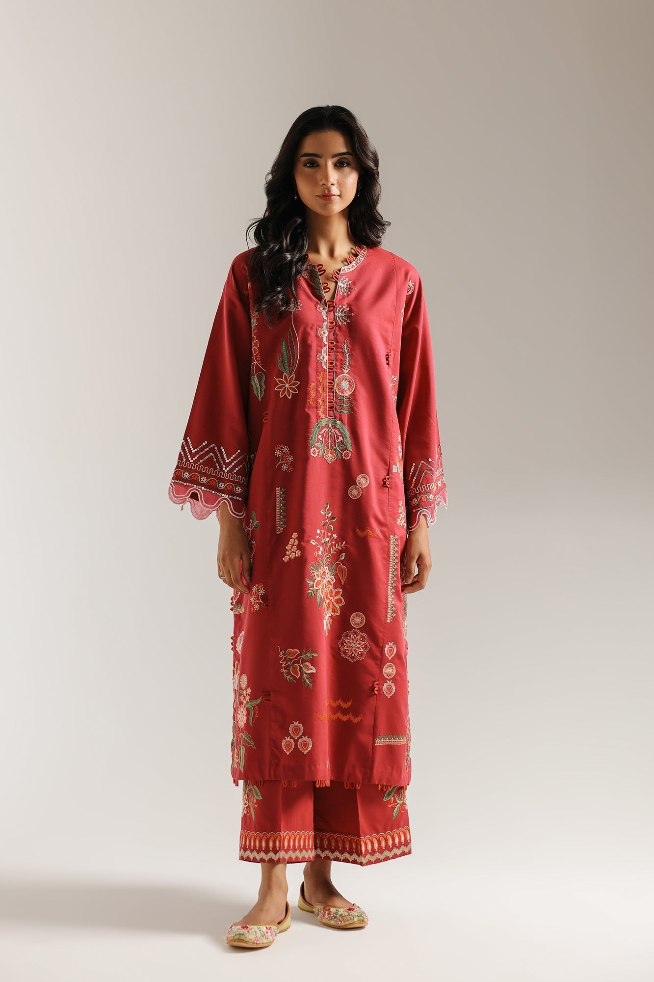 EMBROIDERED SUIT (E3472/103/405) - Image 2