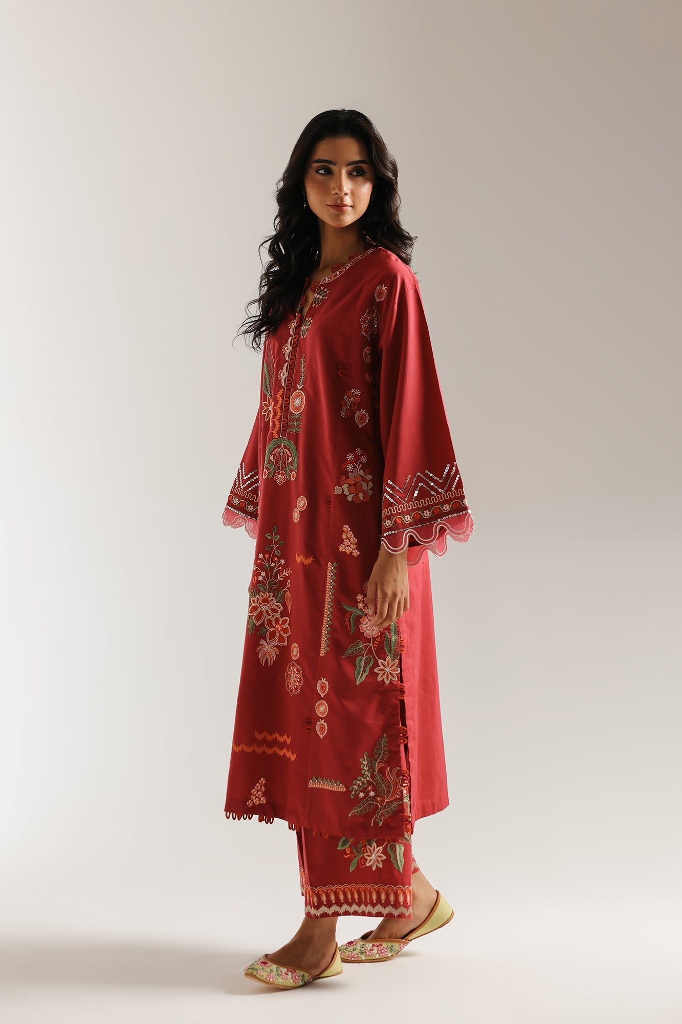 EMBROIDERED SUIT (E3472/103/405) - Image 5