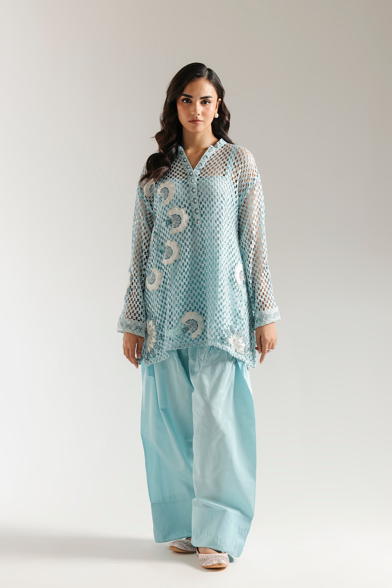 EMBROIDERED SUIT (E3489/103/615) - Image 2