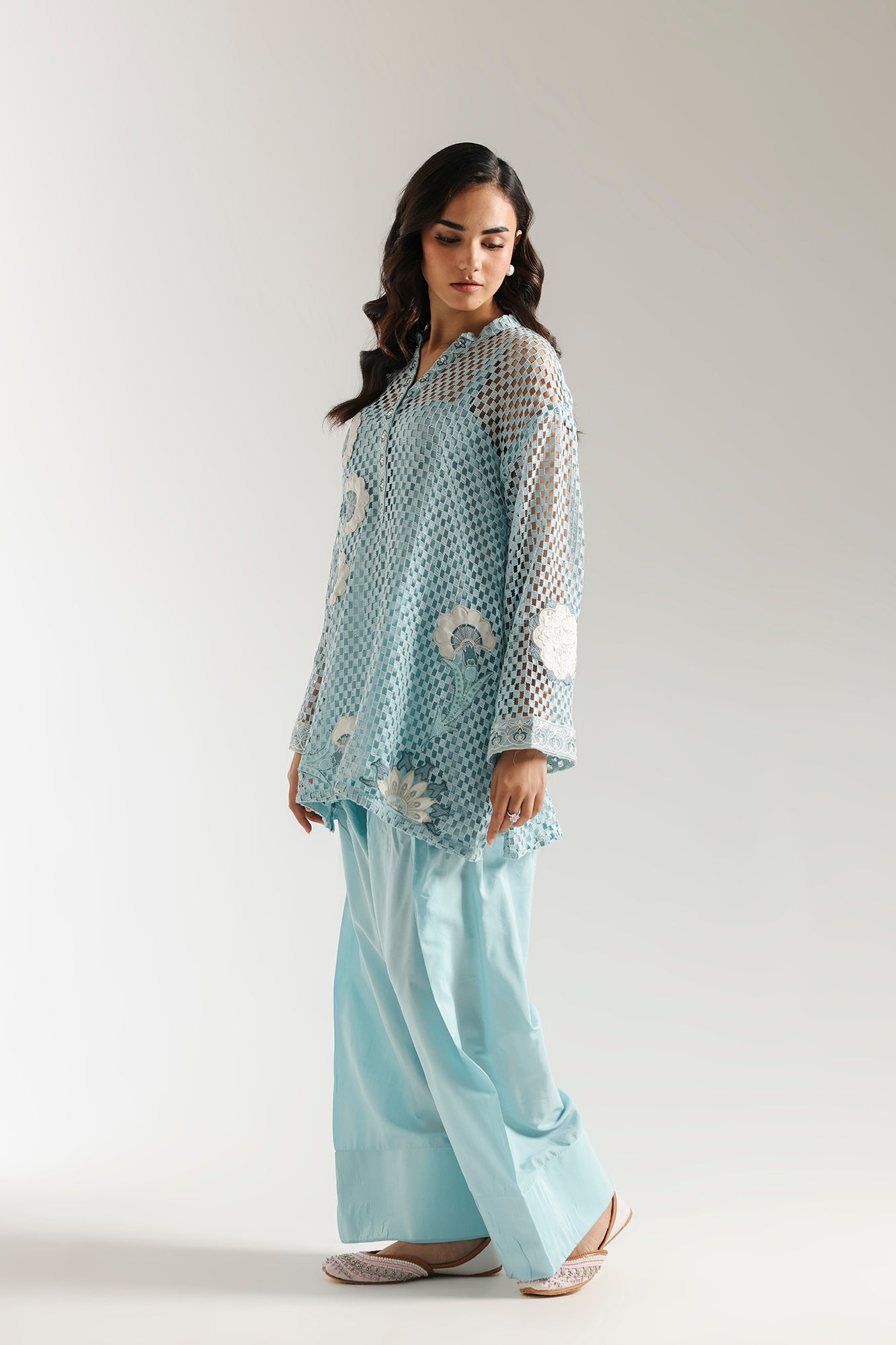 EMBROIDERED SUIT (E3489/103/615) - Image 3