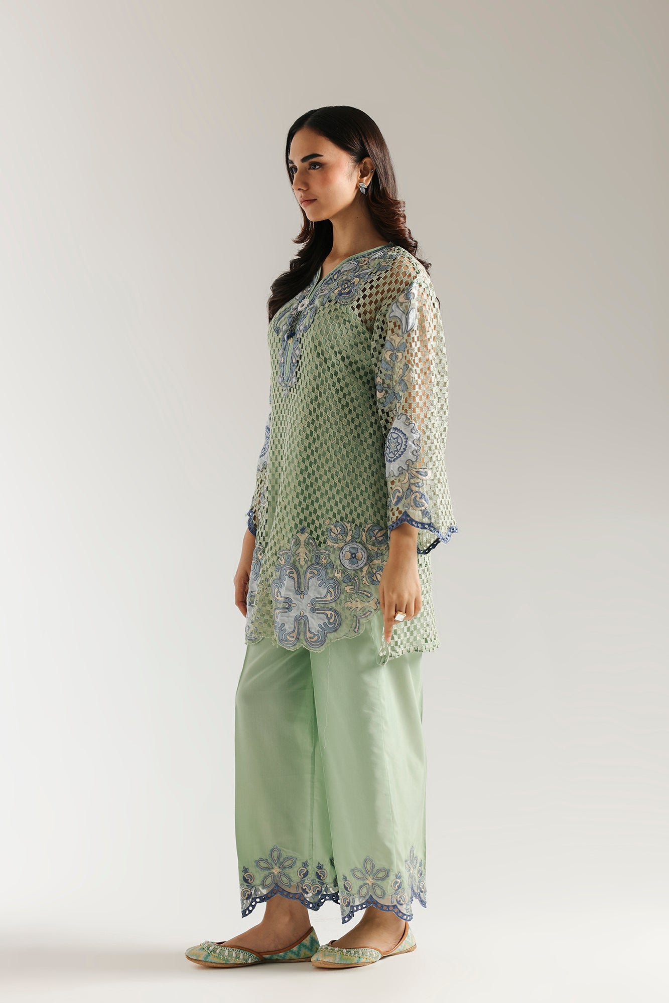 EMBROIDERED SUIT (E3490/103/127) - Image 2