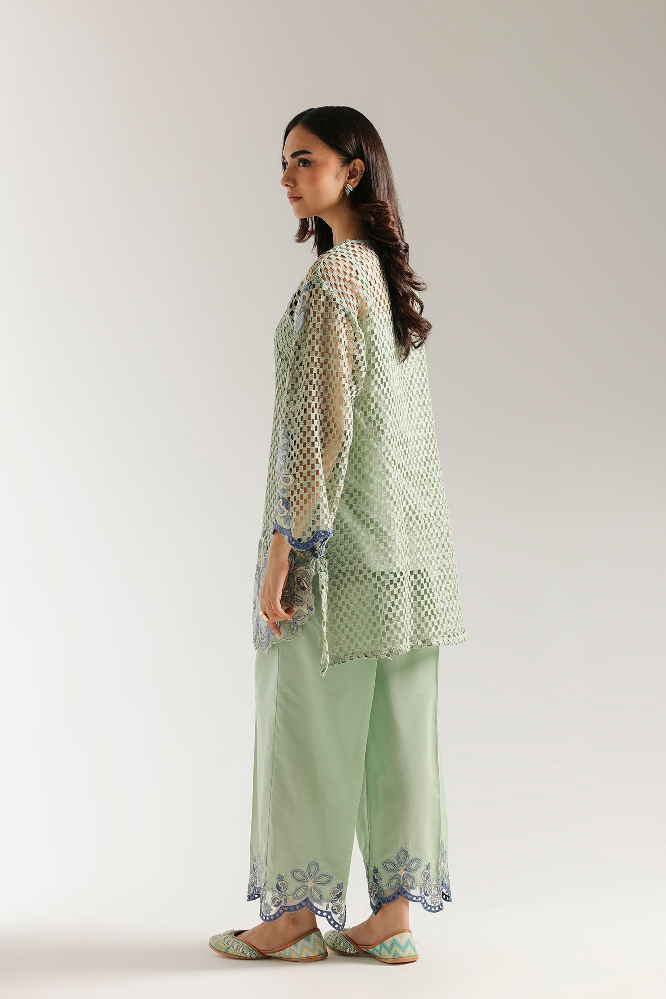 EMBROIDERED SUIT (E3490/103/127) - Image 3