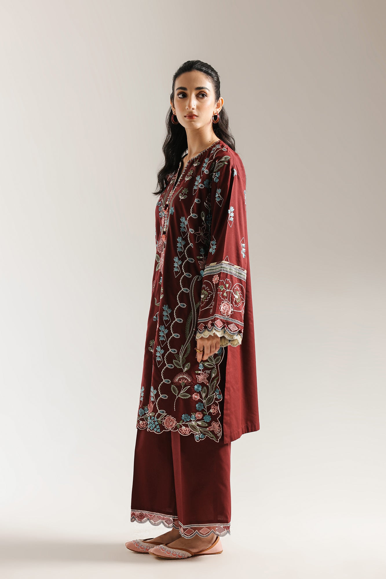 EMBROIDERED SUIT (E3498/103/304) - Image 3