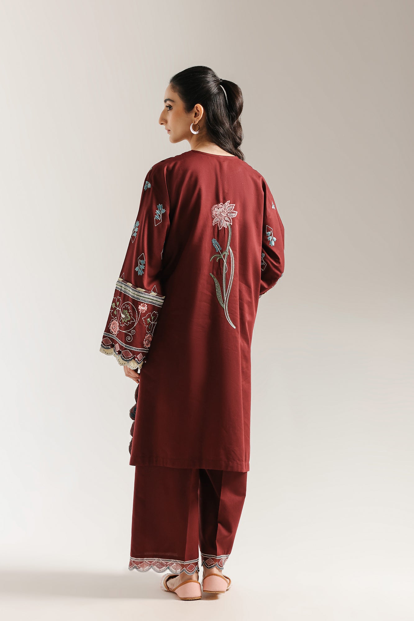 EMBROIDERED SUIT (E3498/103/304) - Image 4