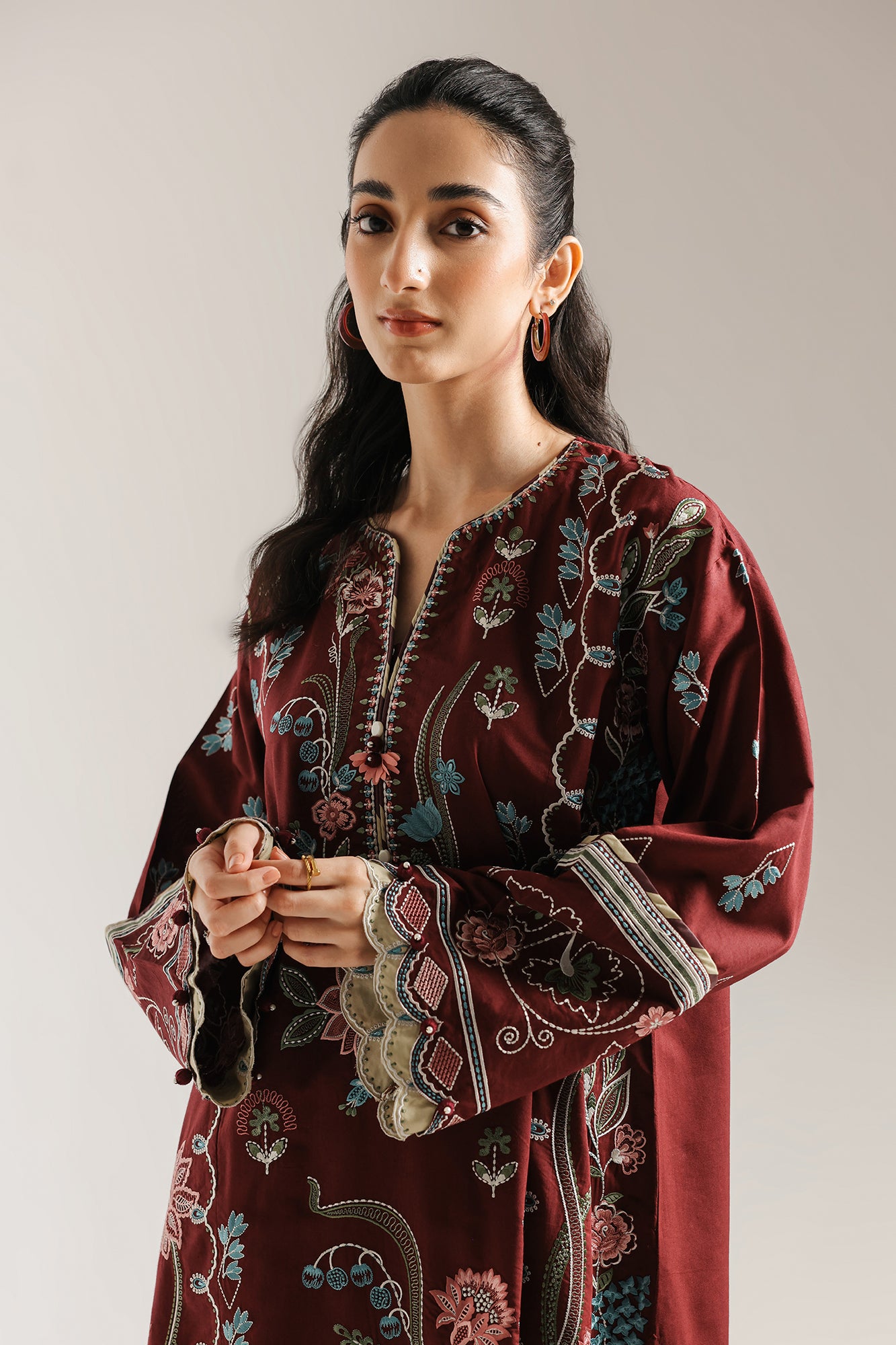 EMBROIDERED SUIT (E3498/103/304) - Image 5