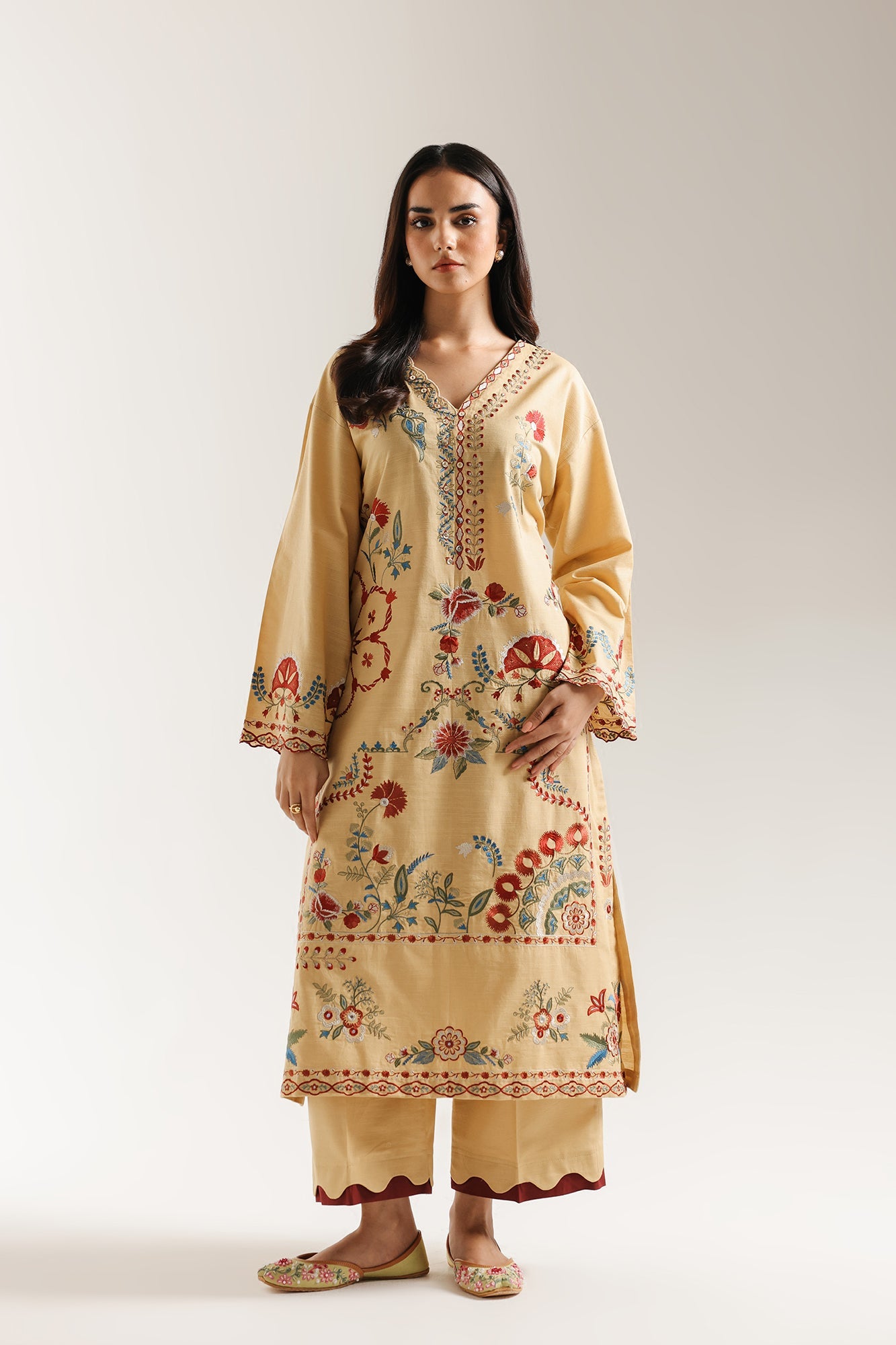 EMBROIDERED SUIT (E3608/103/114) - Image 2