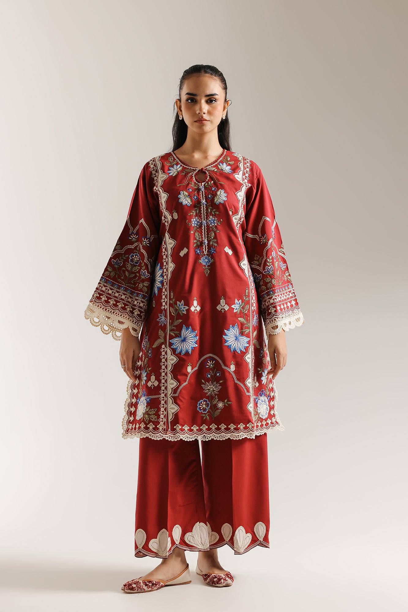 EMBROIDERED SUIT (E3618/103/305) - Image 2