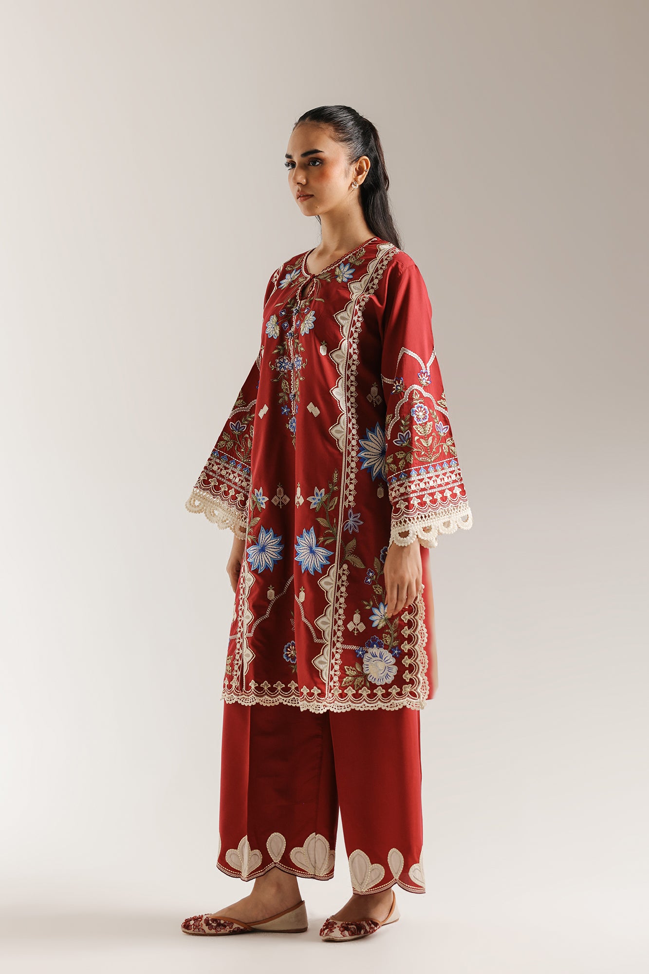EMBROIDERED SUIT (E3618/103/305) - Image 3