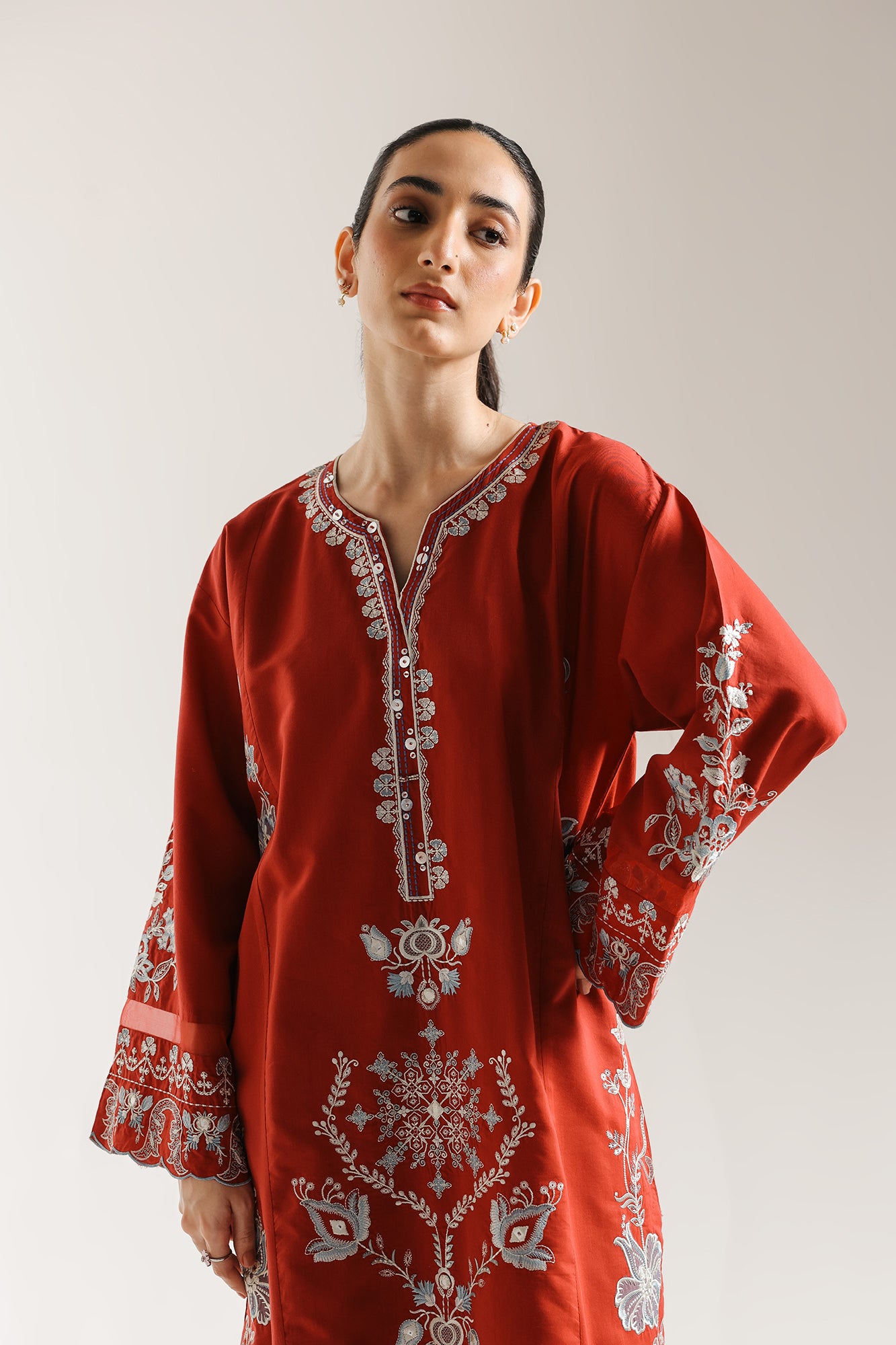 EMBROIDERED SUIT (E3619/103/415) - Image 5