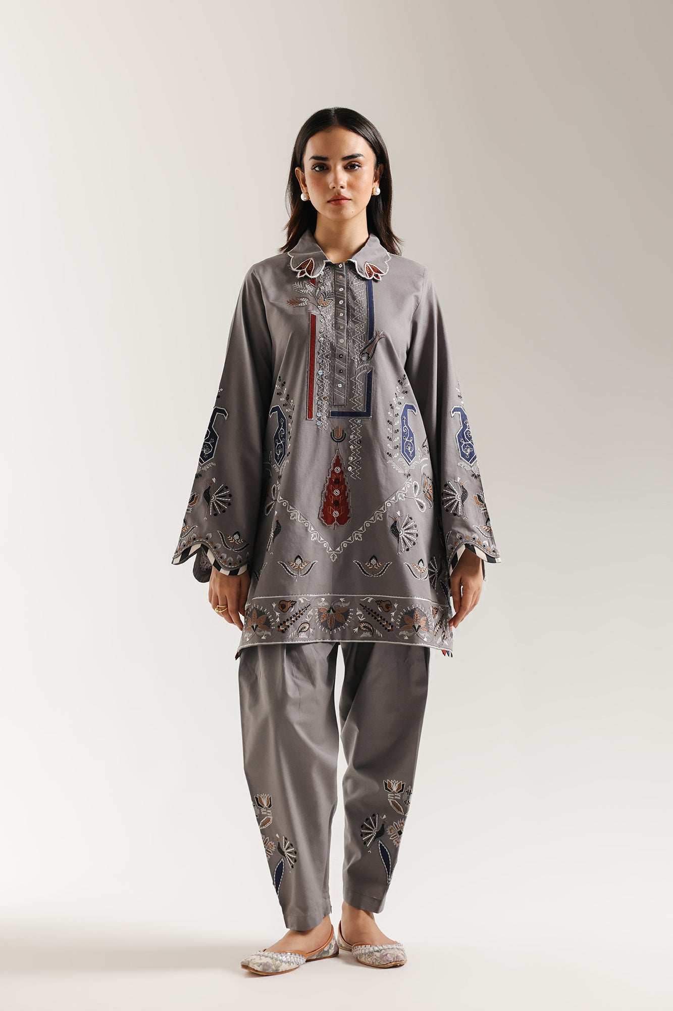 EMBROIDERED SUIT (E3634/103/905) - Image 2