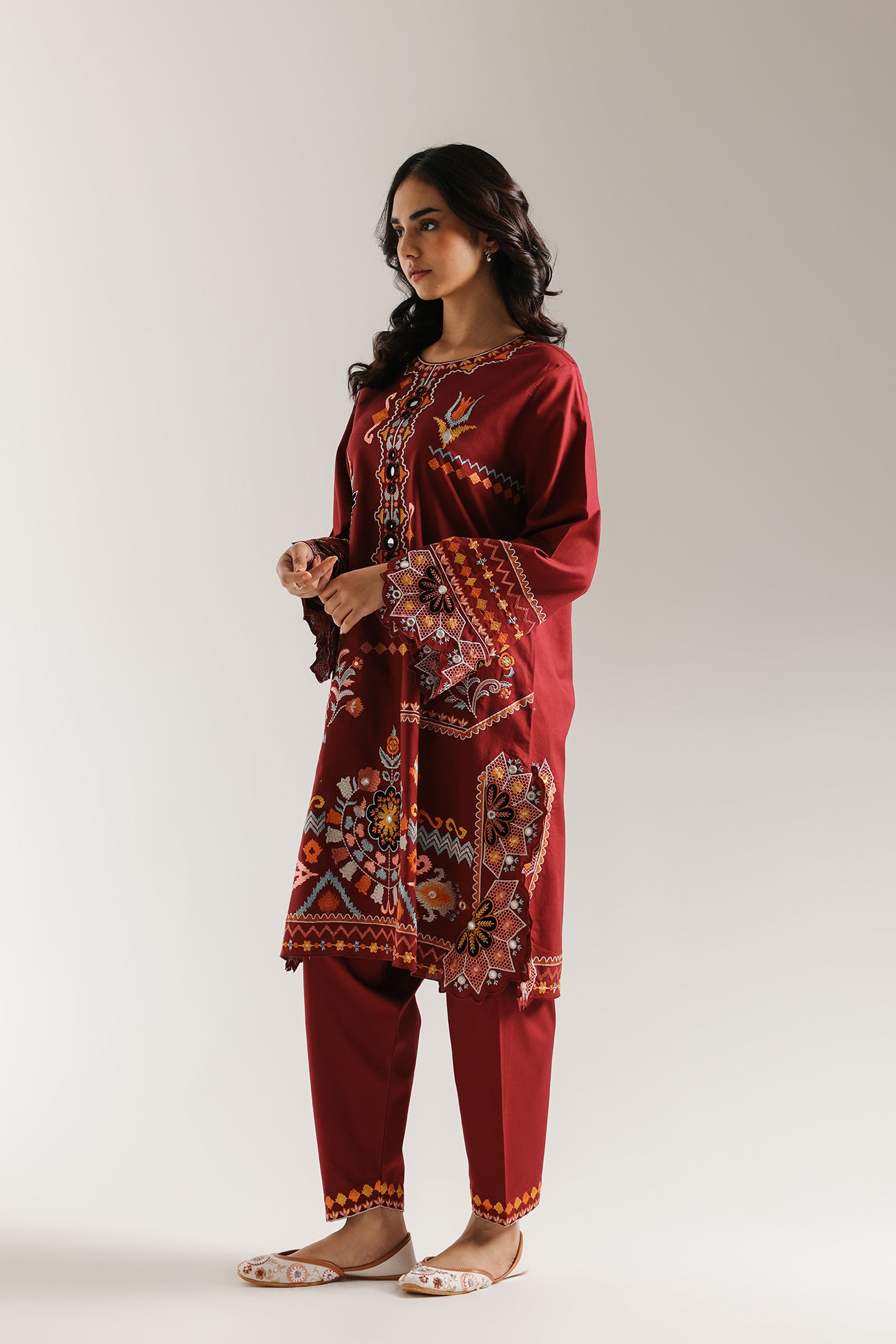 EMBROIDERED SUIT (E3651/103/403) - Image 3