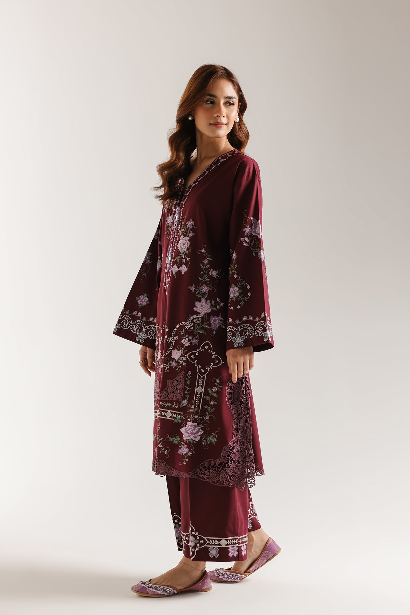 EMBROIDERED SUIT (E3653/103/519) - Image 2