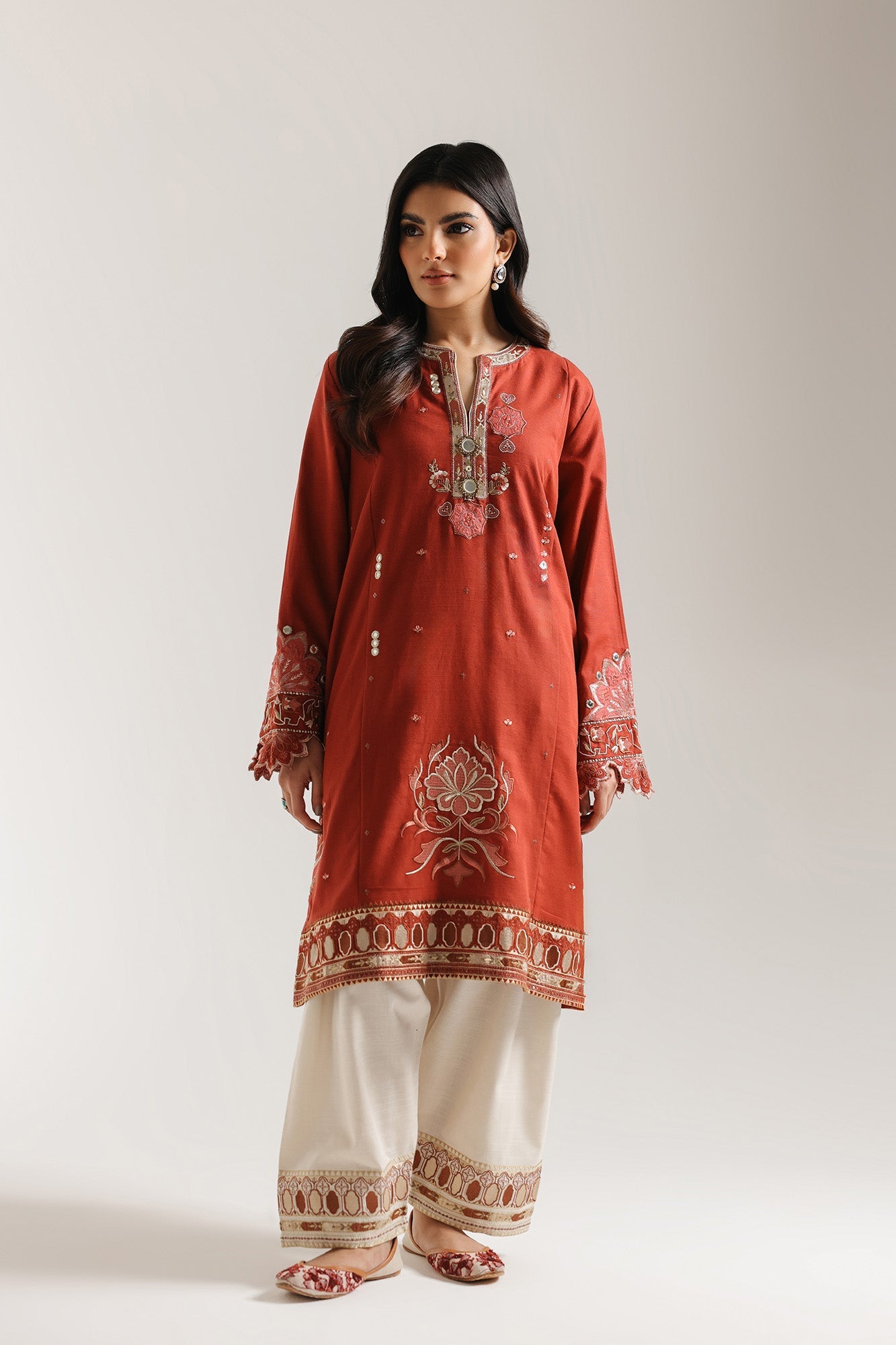 EMBROIDERED SUIT (E3654/103/310) - Image 2