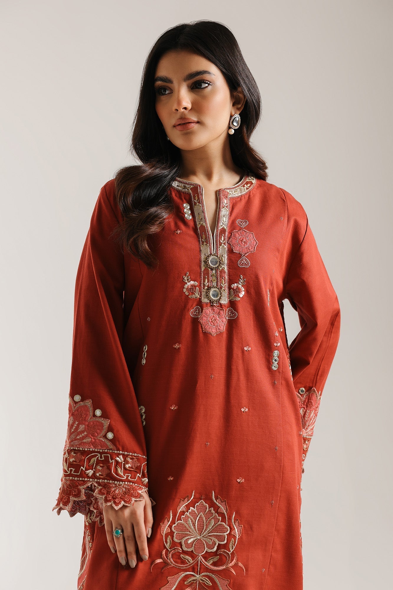 EMBROIDERED SUIT (E3654/103/310) - Image 3