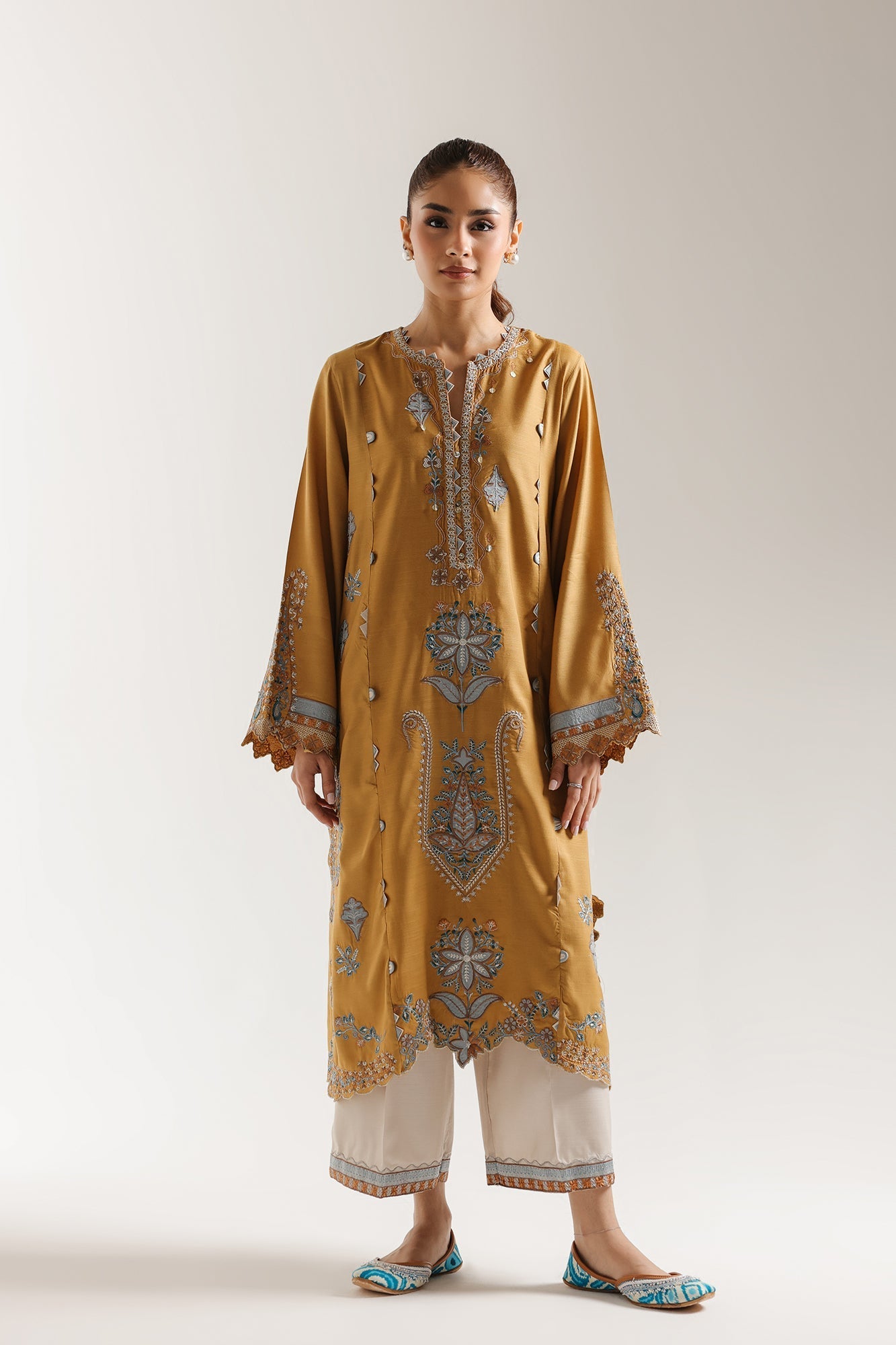 EMBROIDERED SUIT (E3660/103/219) - Image 2