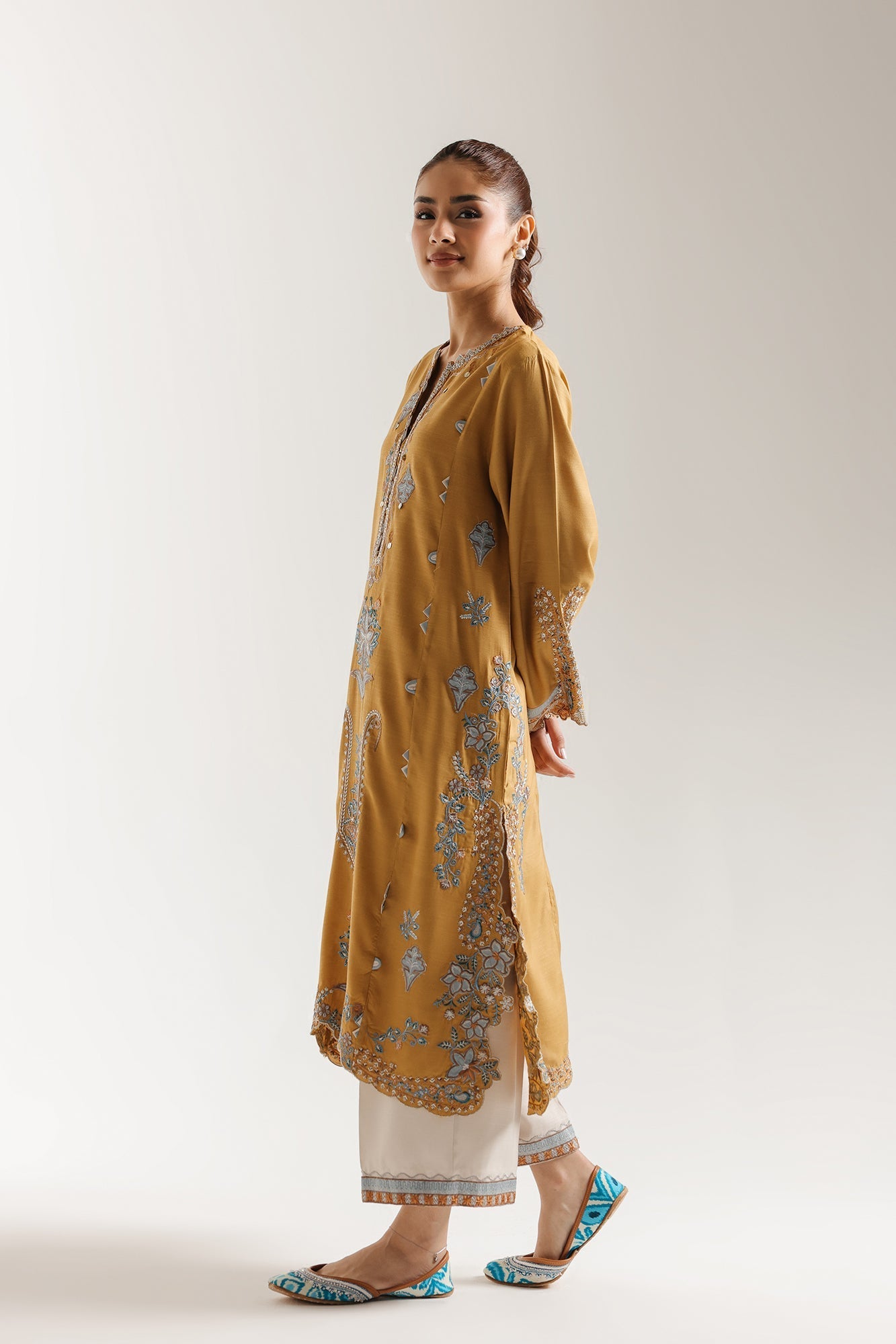 EMBROIDERED SUIT (E3660/103/219) - Image 3