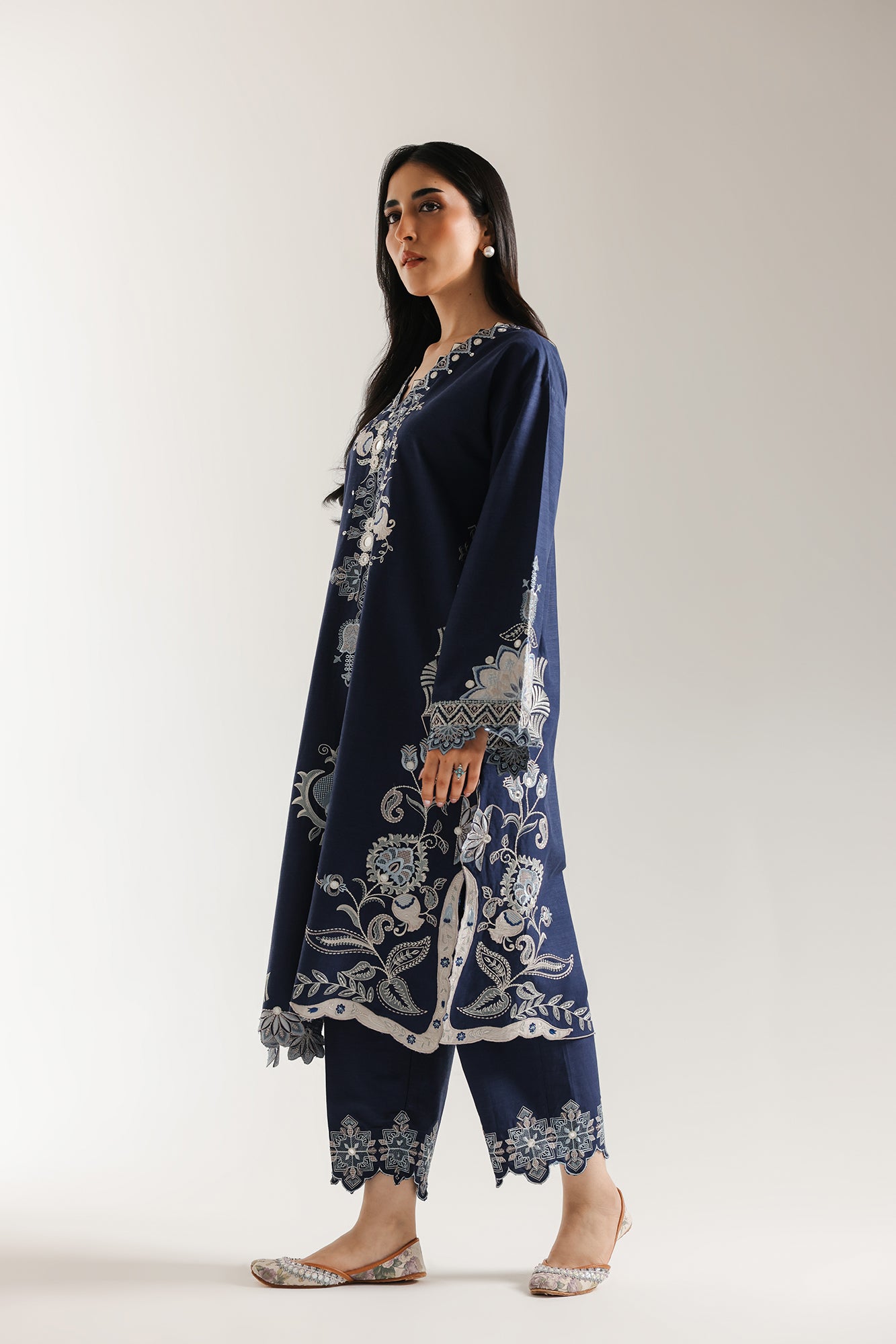 EMBROIDERED SUIT (E3671/103/603) - Image 2