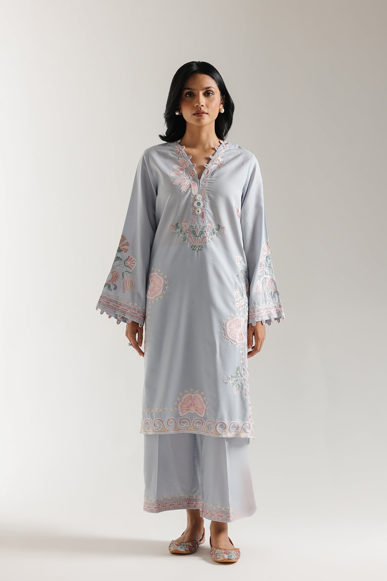 EMBROIDERED SUIT (E3690/103/635) - Image 2