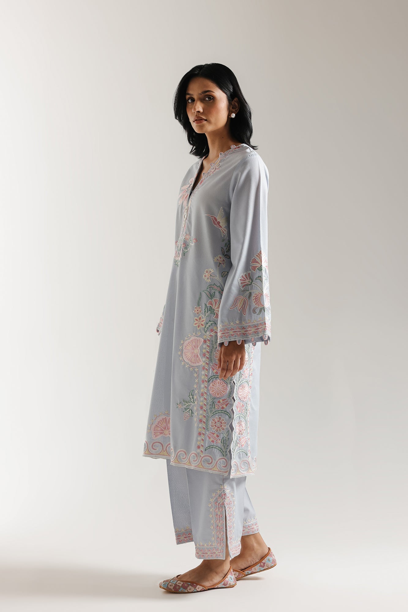 EMBROIDERED SUIT (E3690/103/635) - Image 3