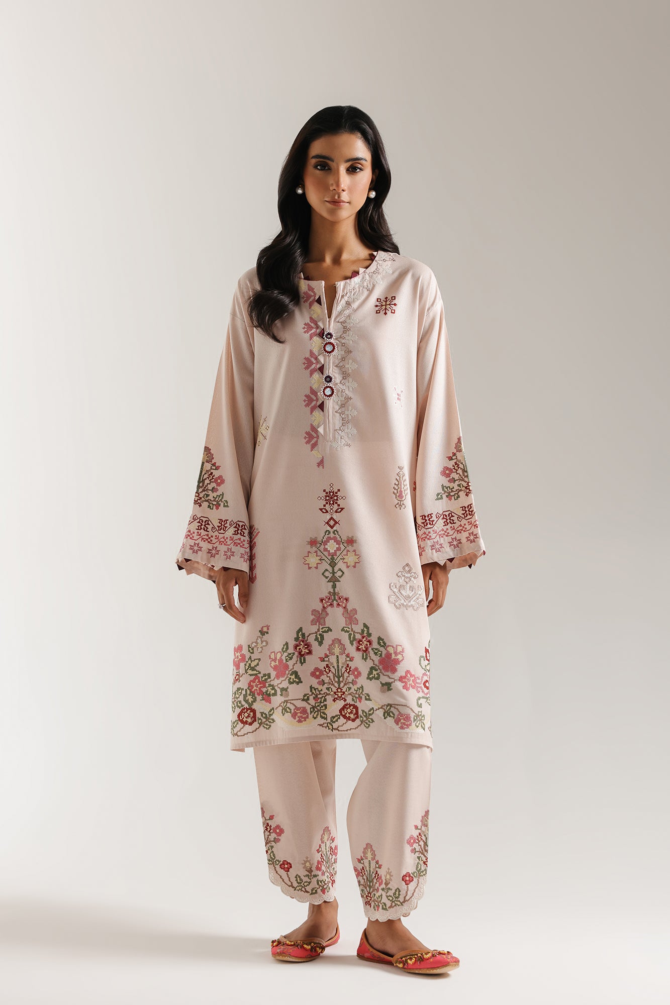 EMBROIDERED SUIT (E3692/103/330) - Image 2