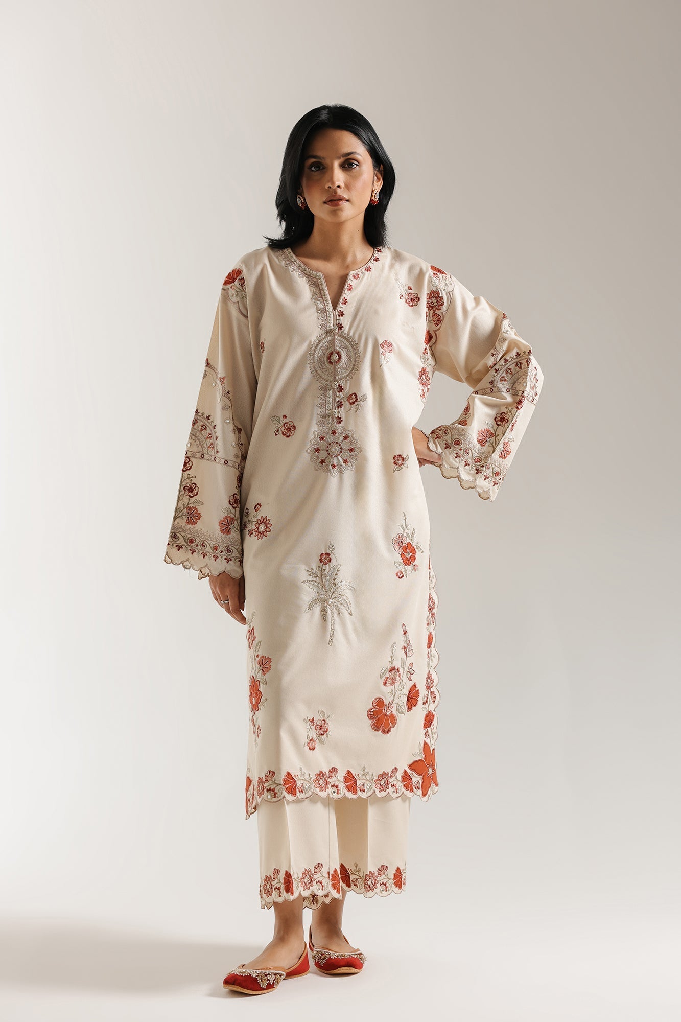 EMBROIDERED SUIT (E3693/103/004) - Image 2