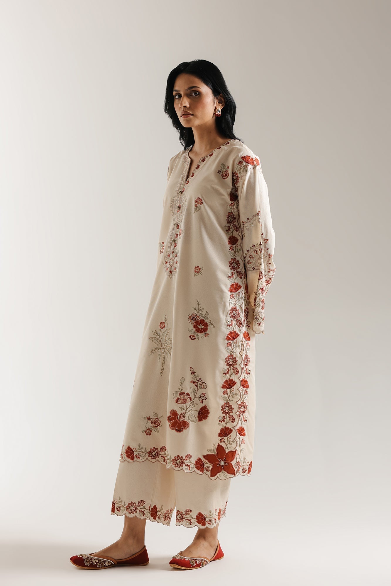 EMBROIDERED SUIT (E3693/103/004) - Image 3