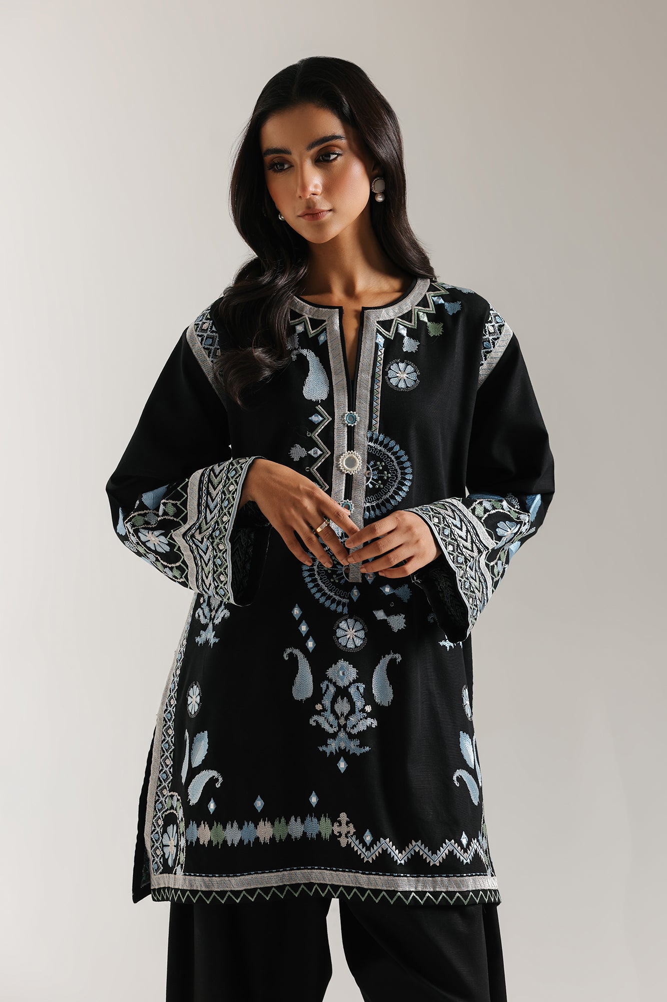 EMBROIDERED SUIT (E3707/103/902) - Image 5