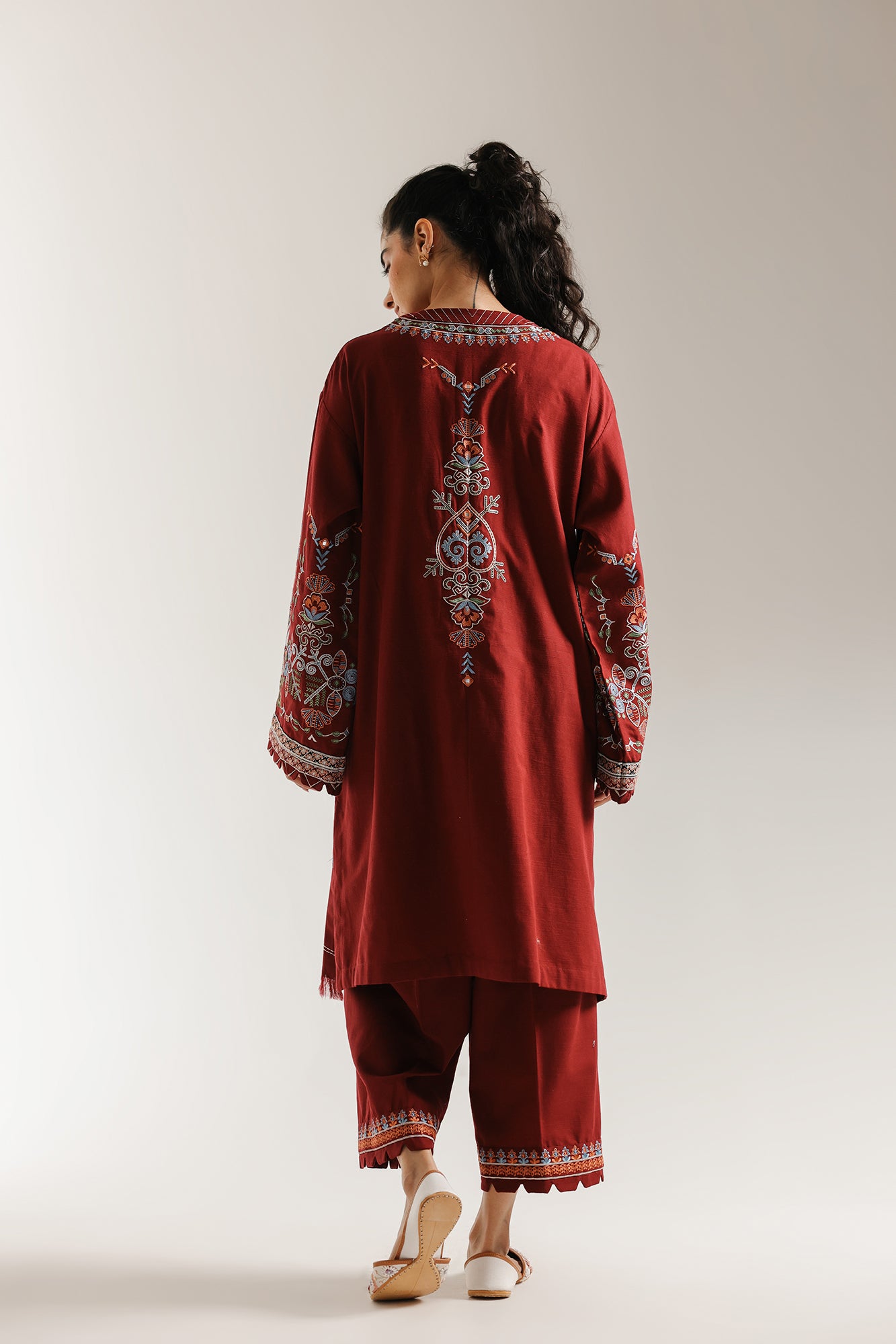 EMBROIDERED SUIT (E3709/103/402) - Image 4