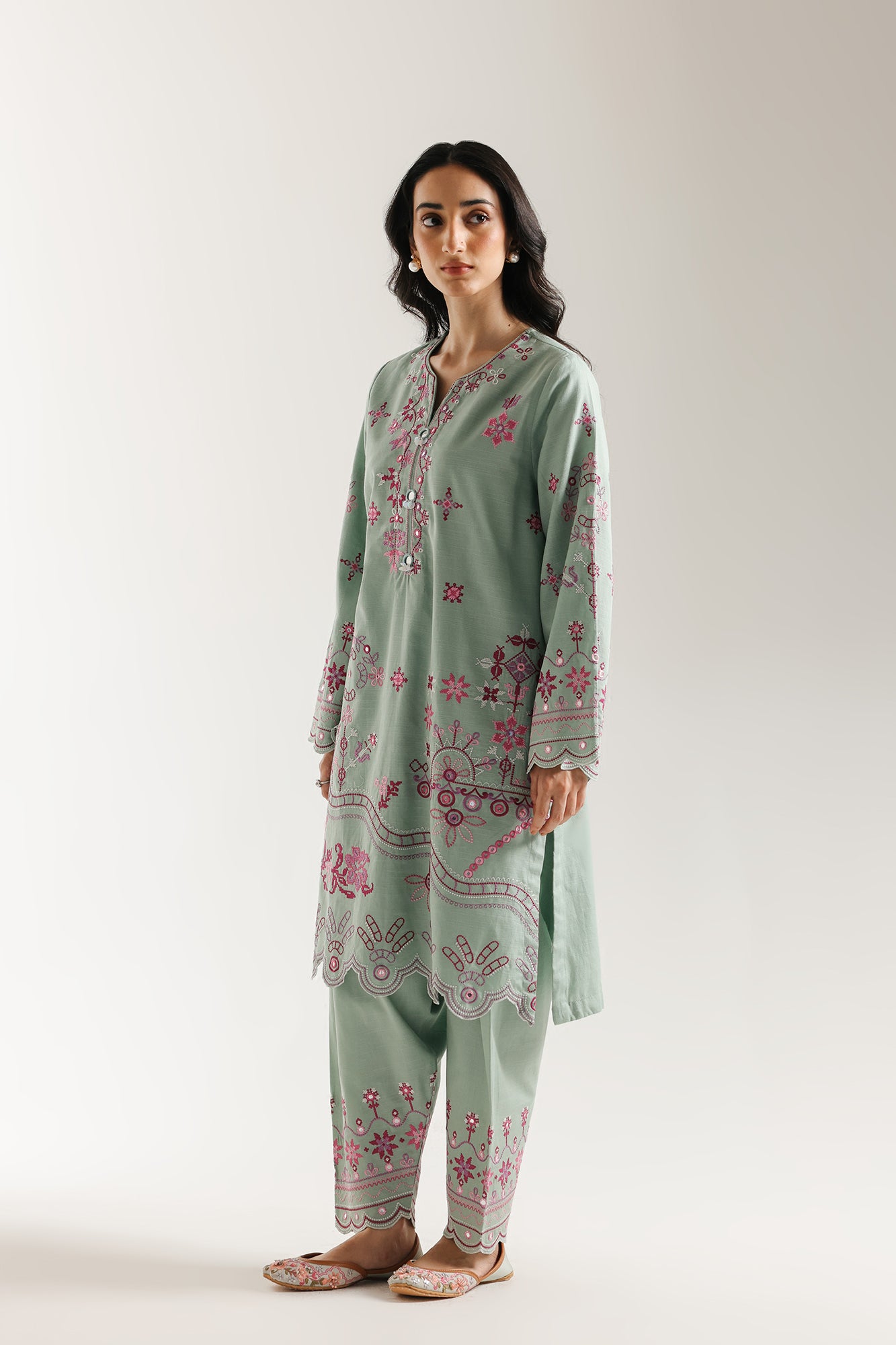 EMBROIDERED SUIT (E3717/103/718) - Image 3