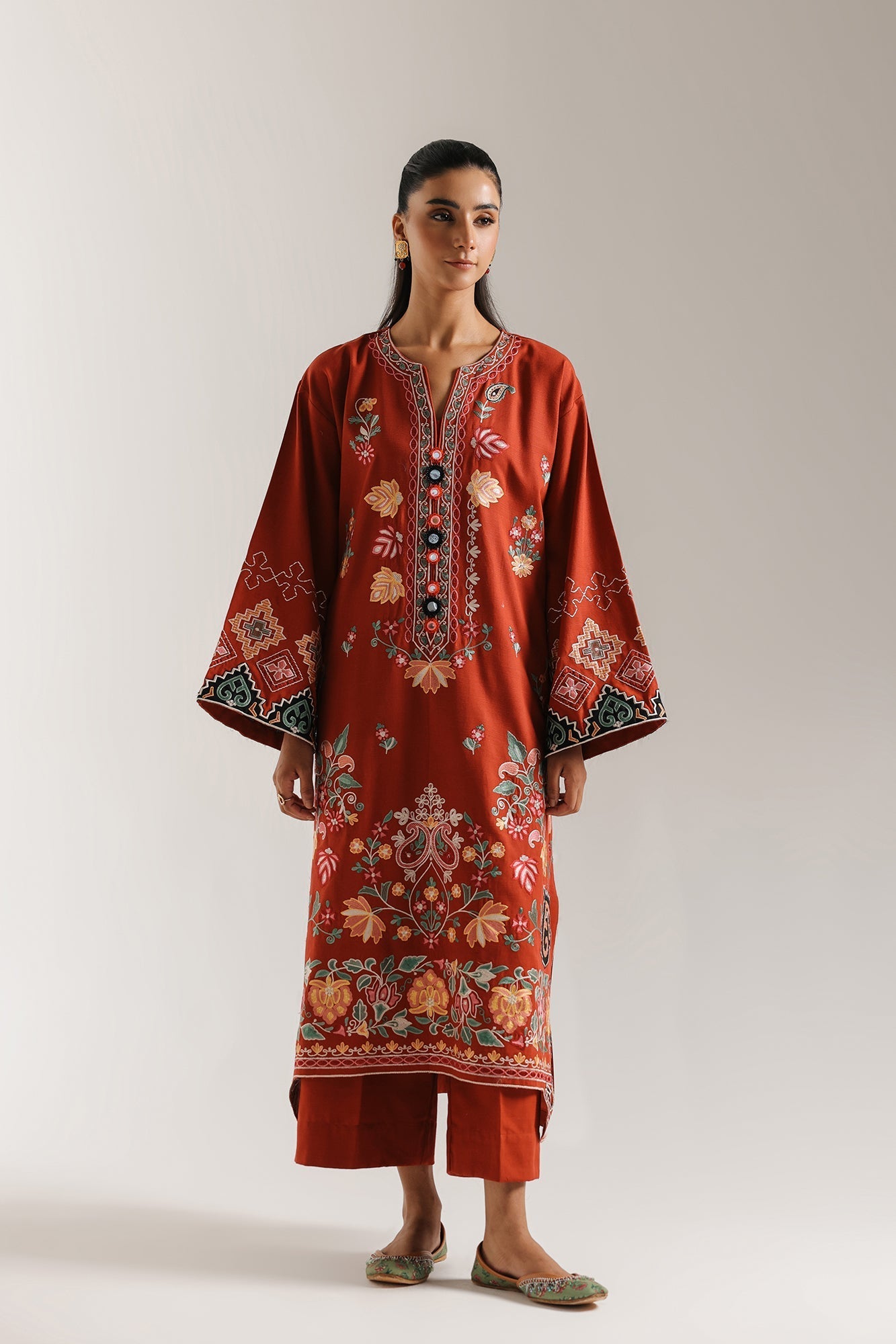 EMBROIDERED SUIT (E3718/103/305) - Image 2