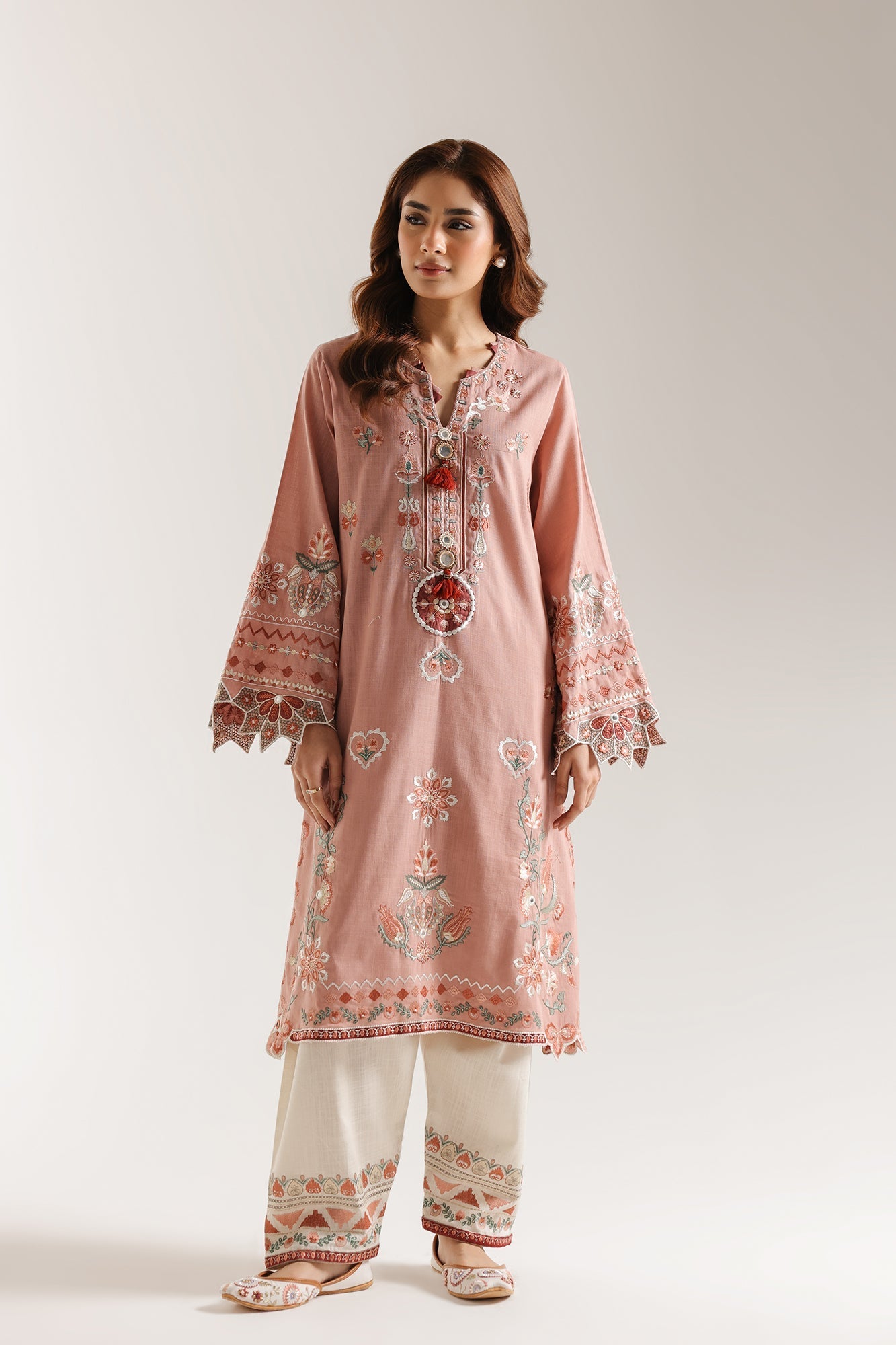EMBROIDERED SUIT (E3745/103/327) - Image 2