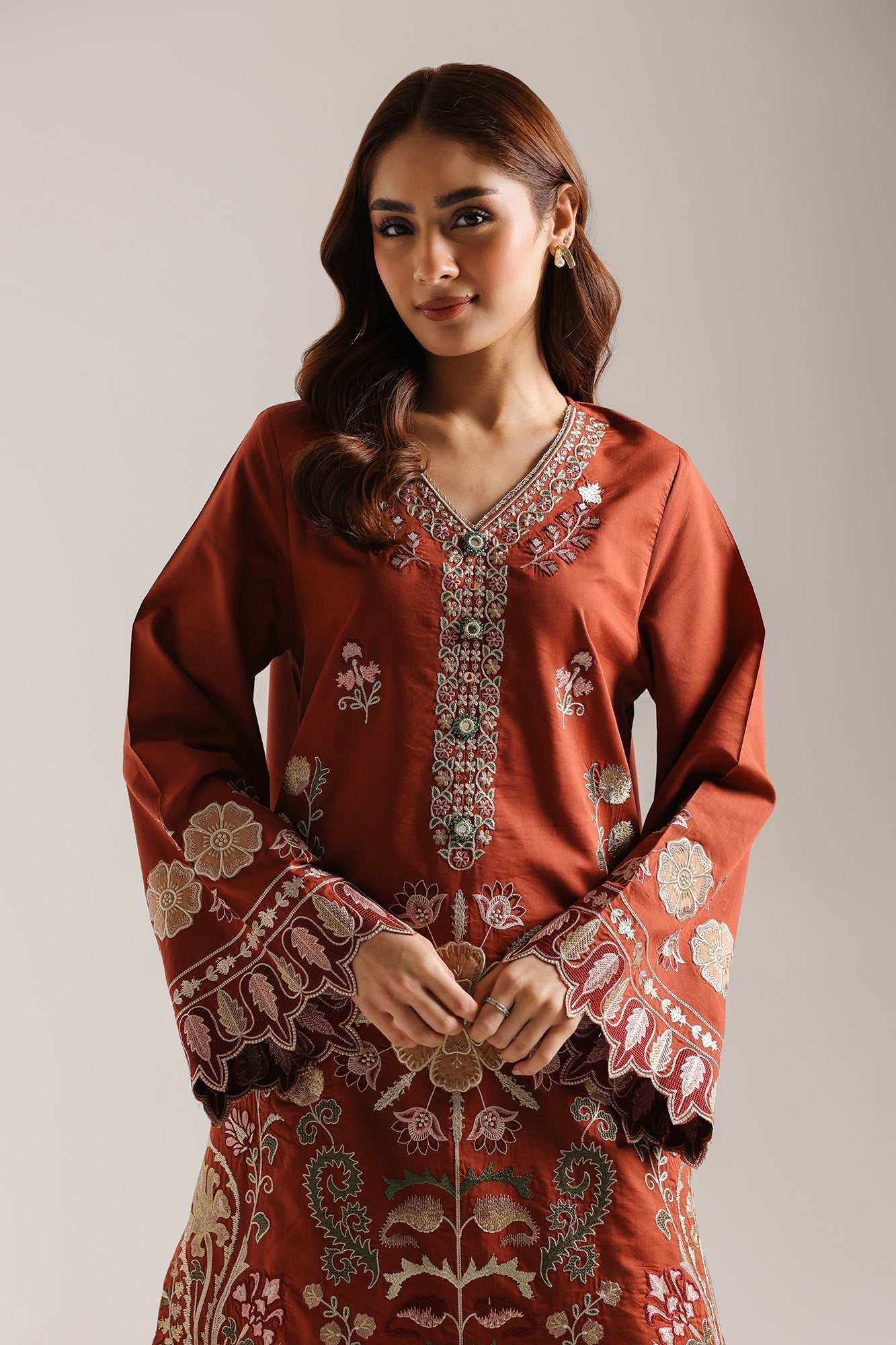 EMBROIDERED SUIT (E3795/103/308) - Image 5