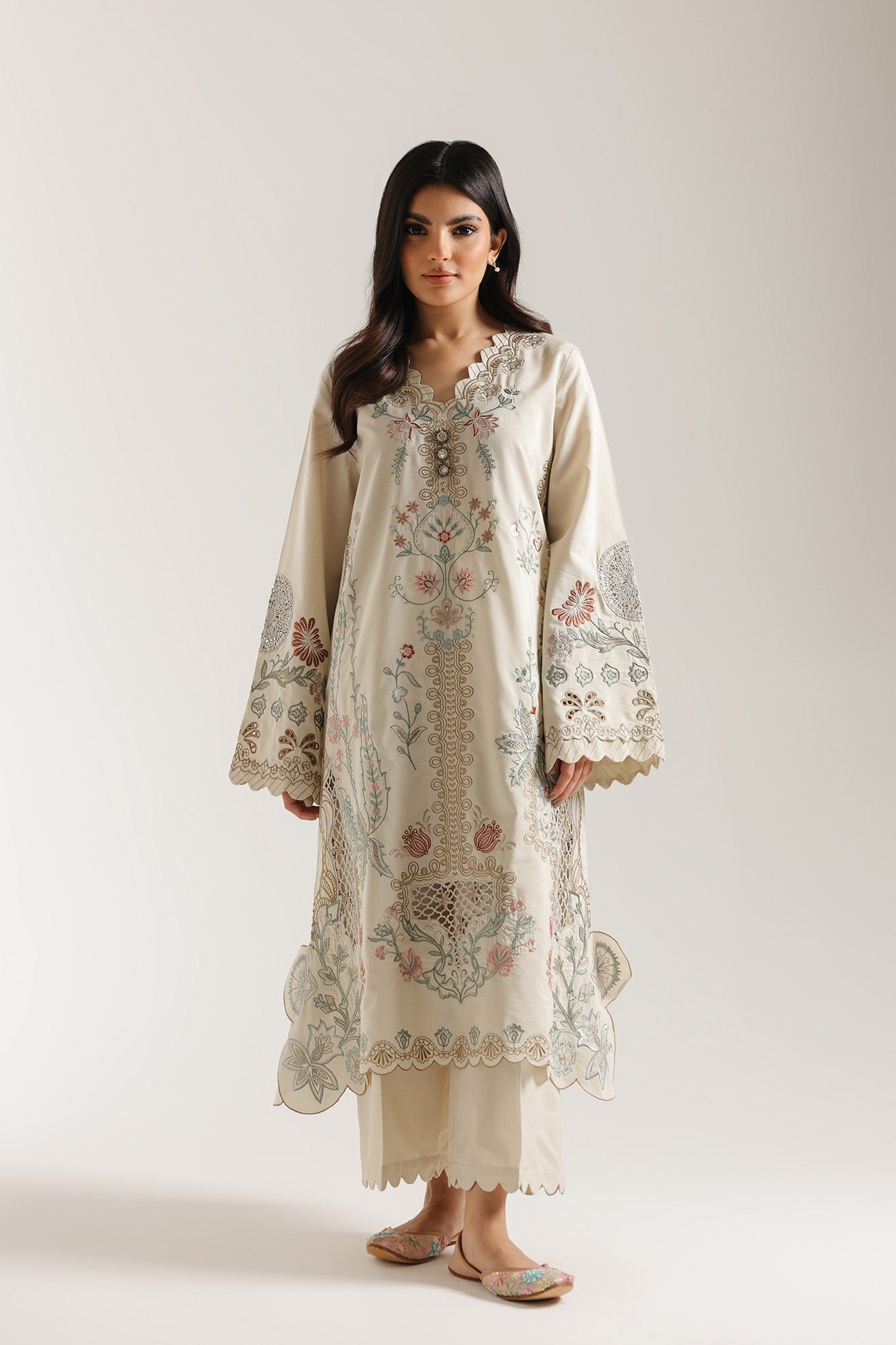 EMBROIDERED SUIT (E3802/103/006) - Image 2