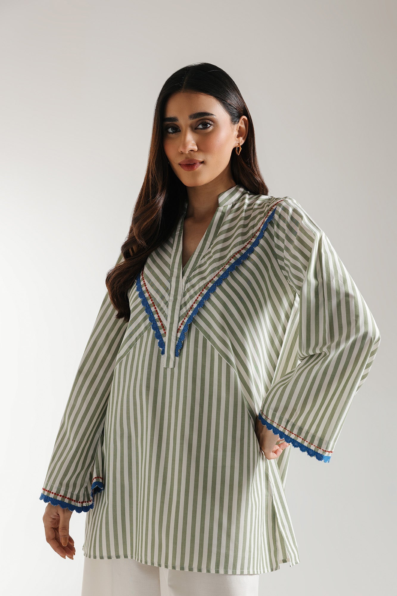 EMBROIDERED SHIRT (E5873/102/122) - Image 5