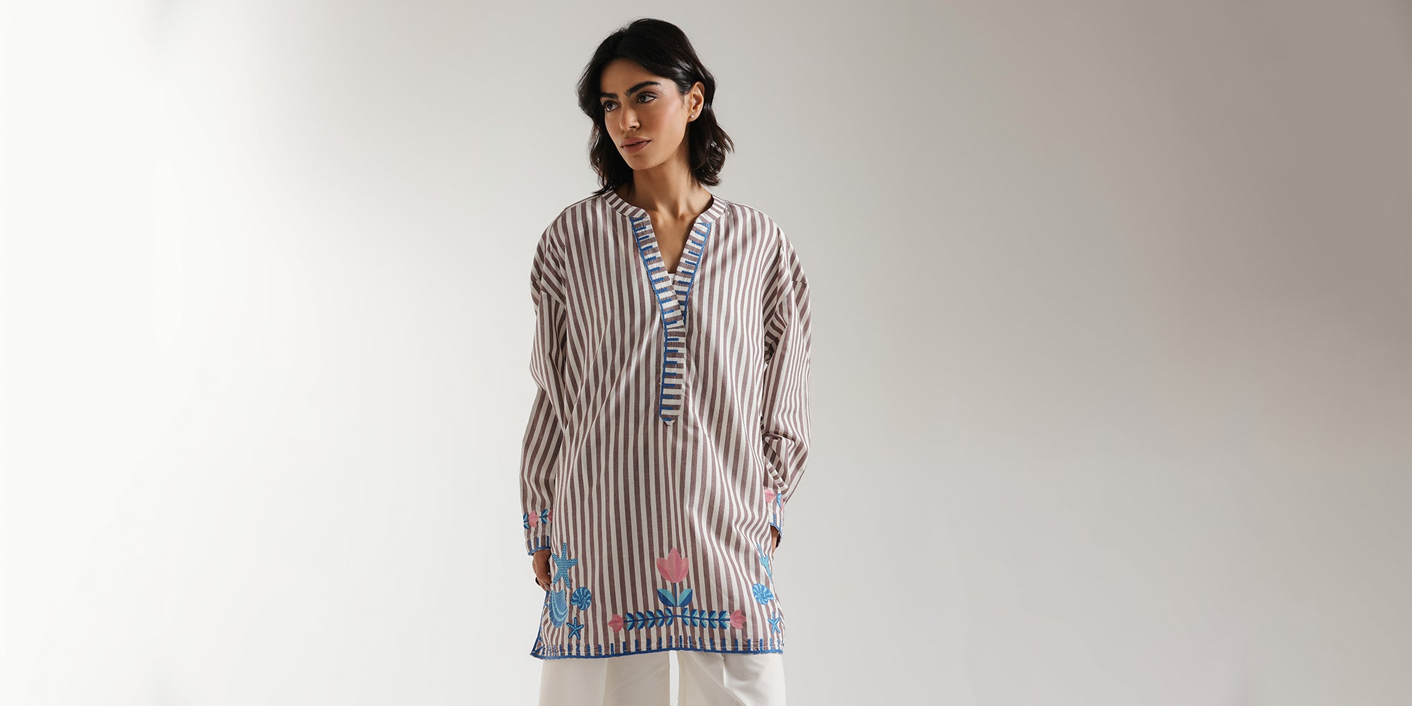 EMBROIDERED SHIRT (E5874/102/401) - Image 5