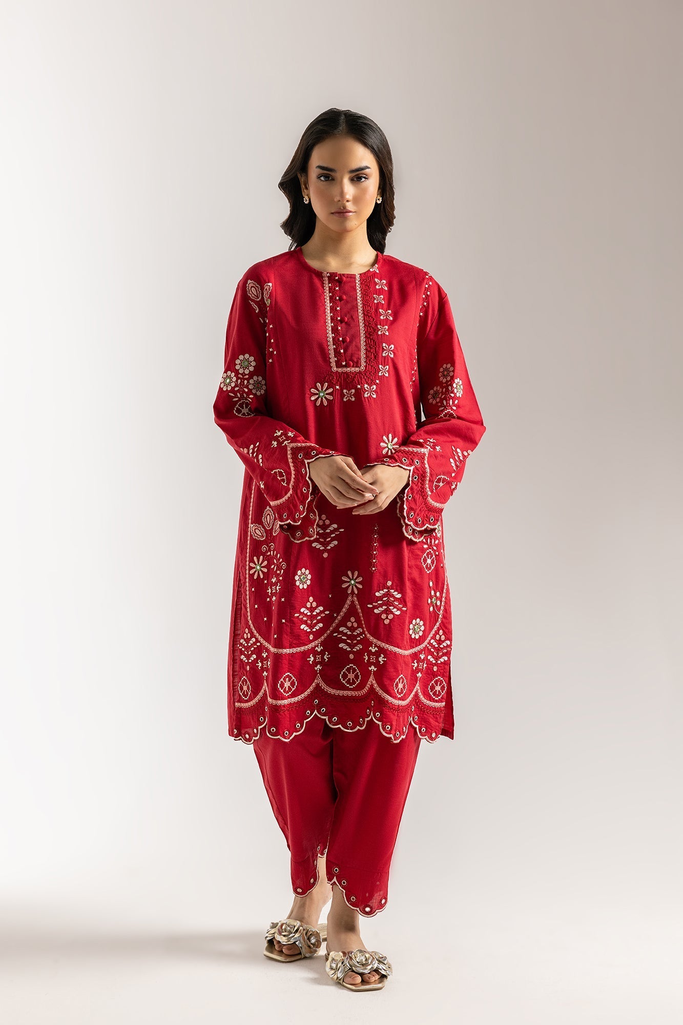EMBROIDERED SUIT (E6180/102/306) - Image 2