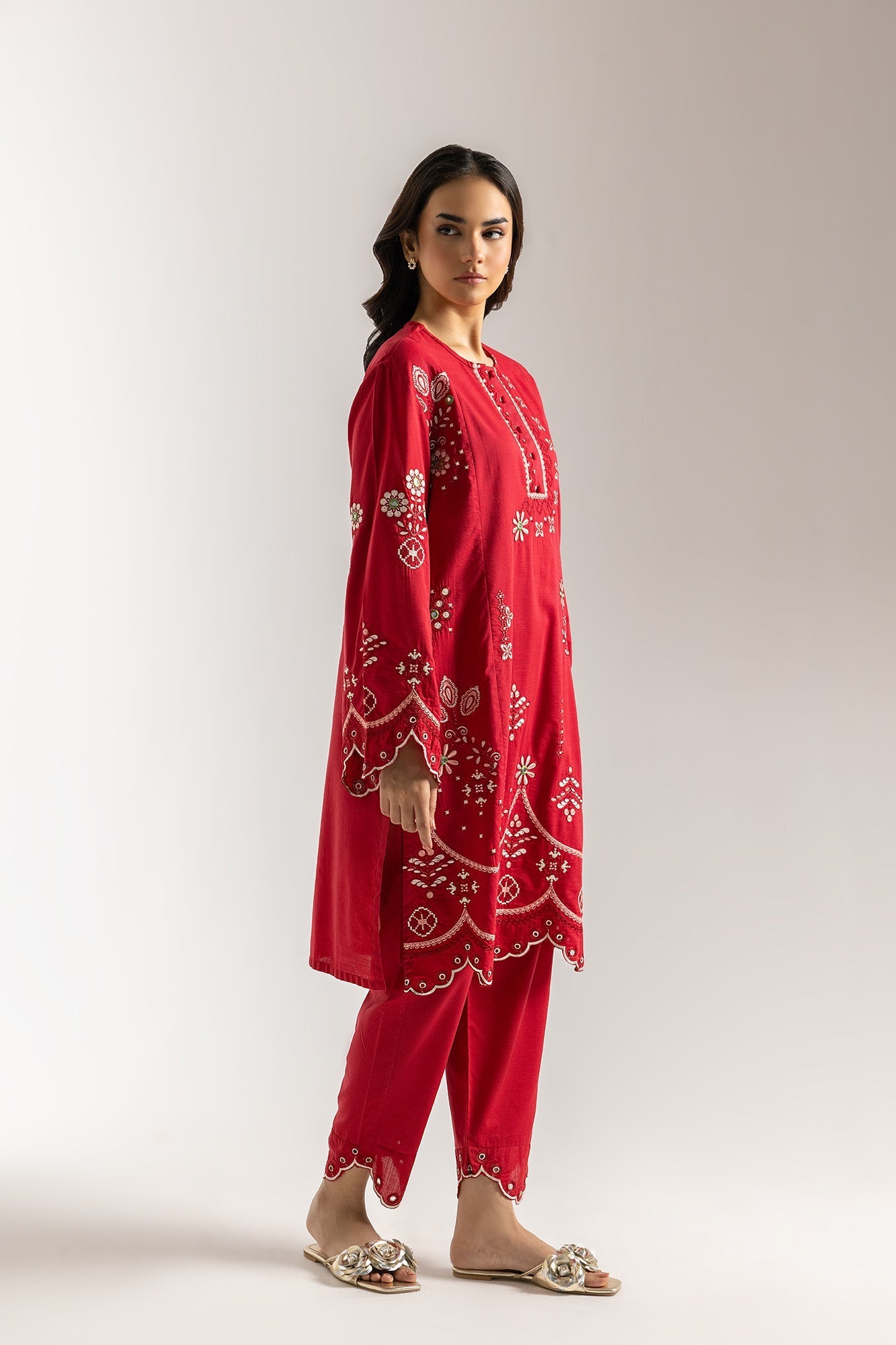 EMBROIDERED SUIT (E6180/102/306) - Image 3