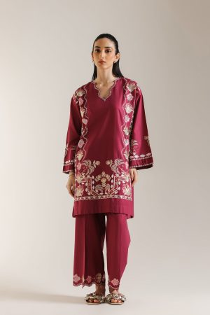 EMBROIDERED SUIT (E6189/102/521)