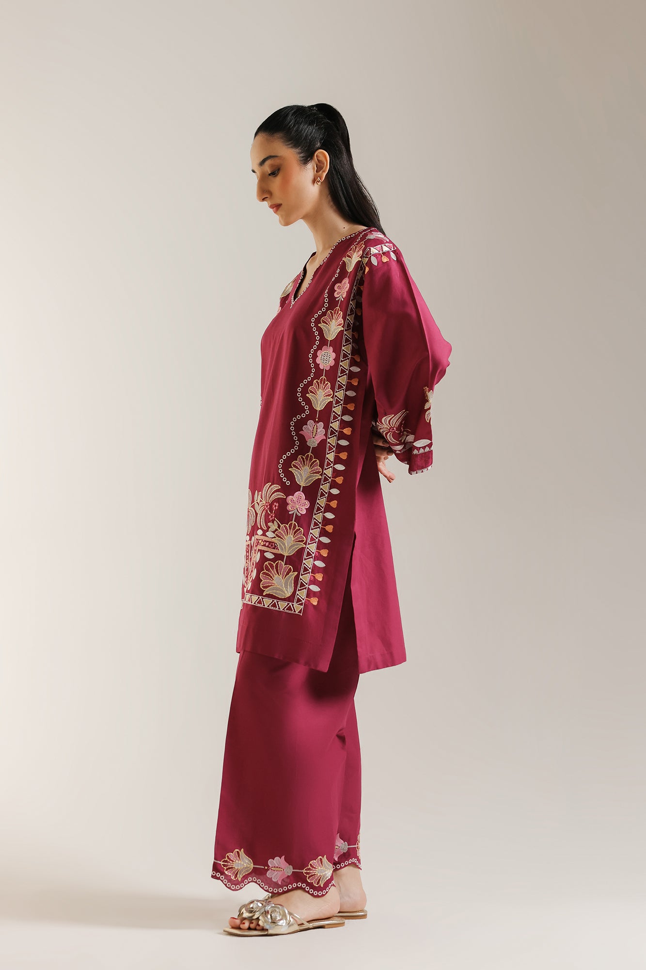 EMBROIDERED SUIT (E6189/102/521) - Image 2