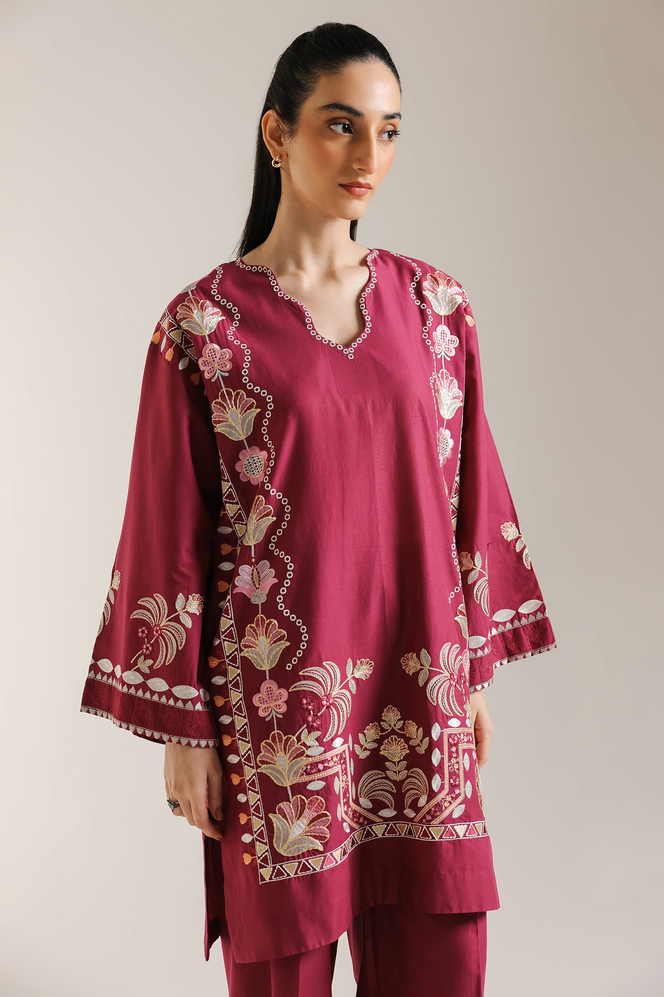 EMBROIDERED SUIT (E6189/102/521) - Image 4