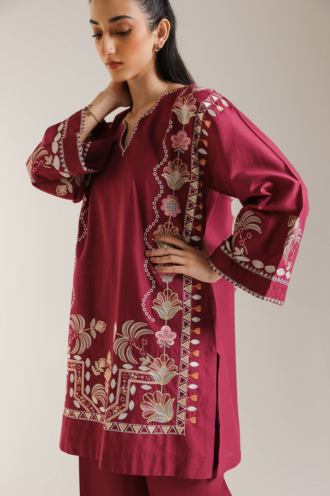 EMBROIDERED SUIT (E6189/102/521) - Image 5