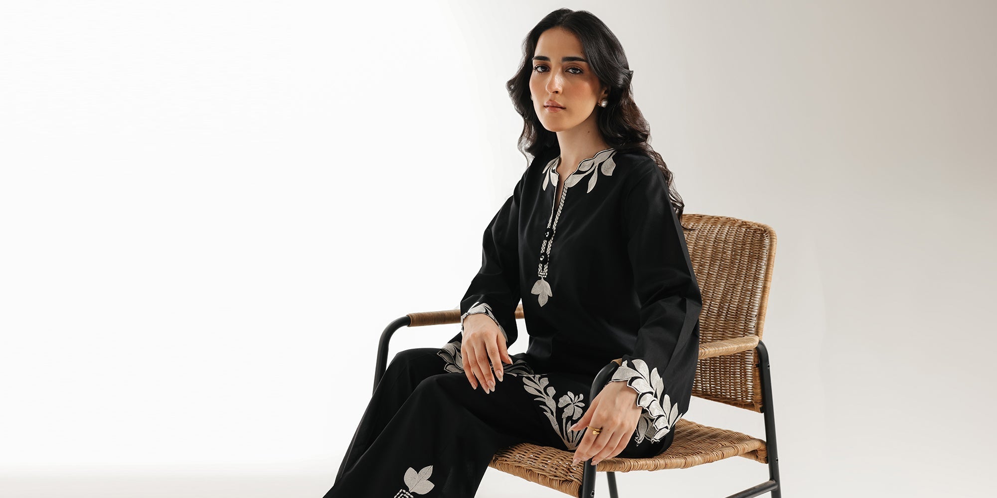 EMBROIDERED SUIT (E6233/102/902) - Image 6