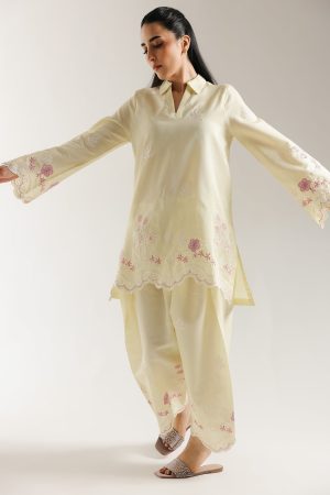 EMBROIDERED SUIT (E6640/102/129)