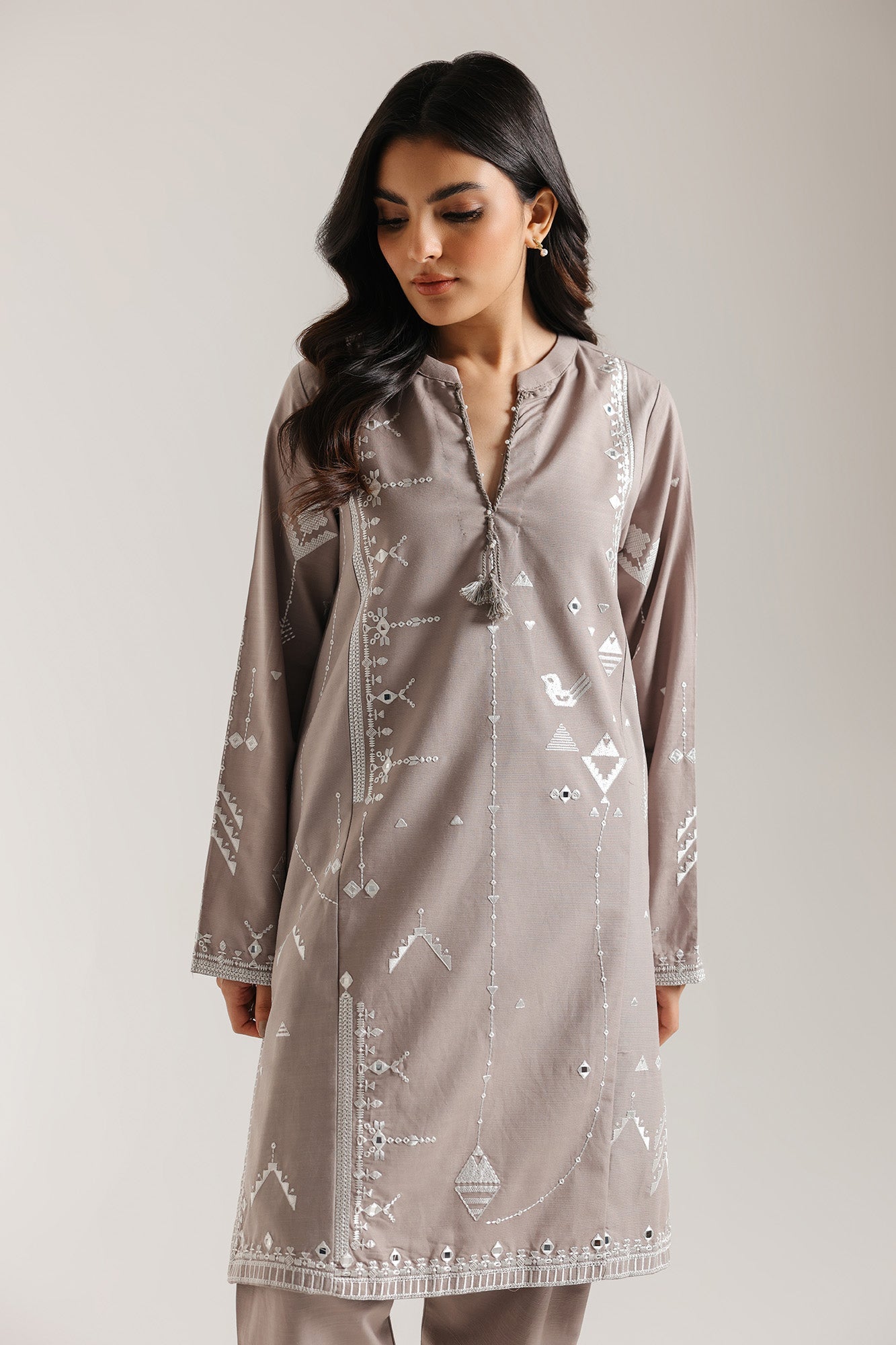 EMBROIDERED SUIT (E7033/102/817) - Image 4